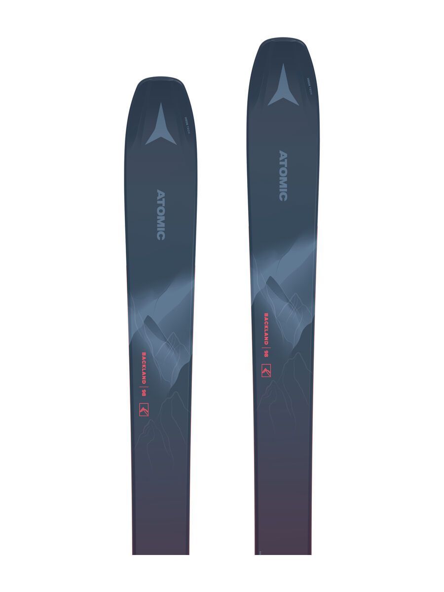 Atomic Backland 98 W, blue grey/maroon - Bild 4