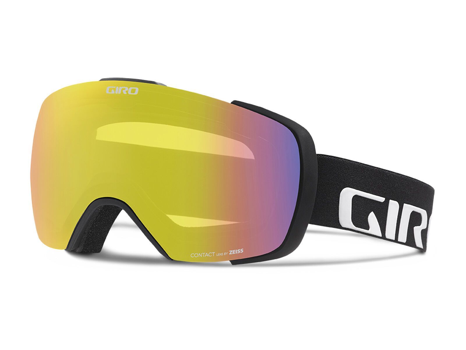 Giro Contact inkl. Wechselscheibe, black wordmark, loden green/yellow boost - Bild 2