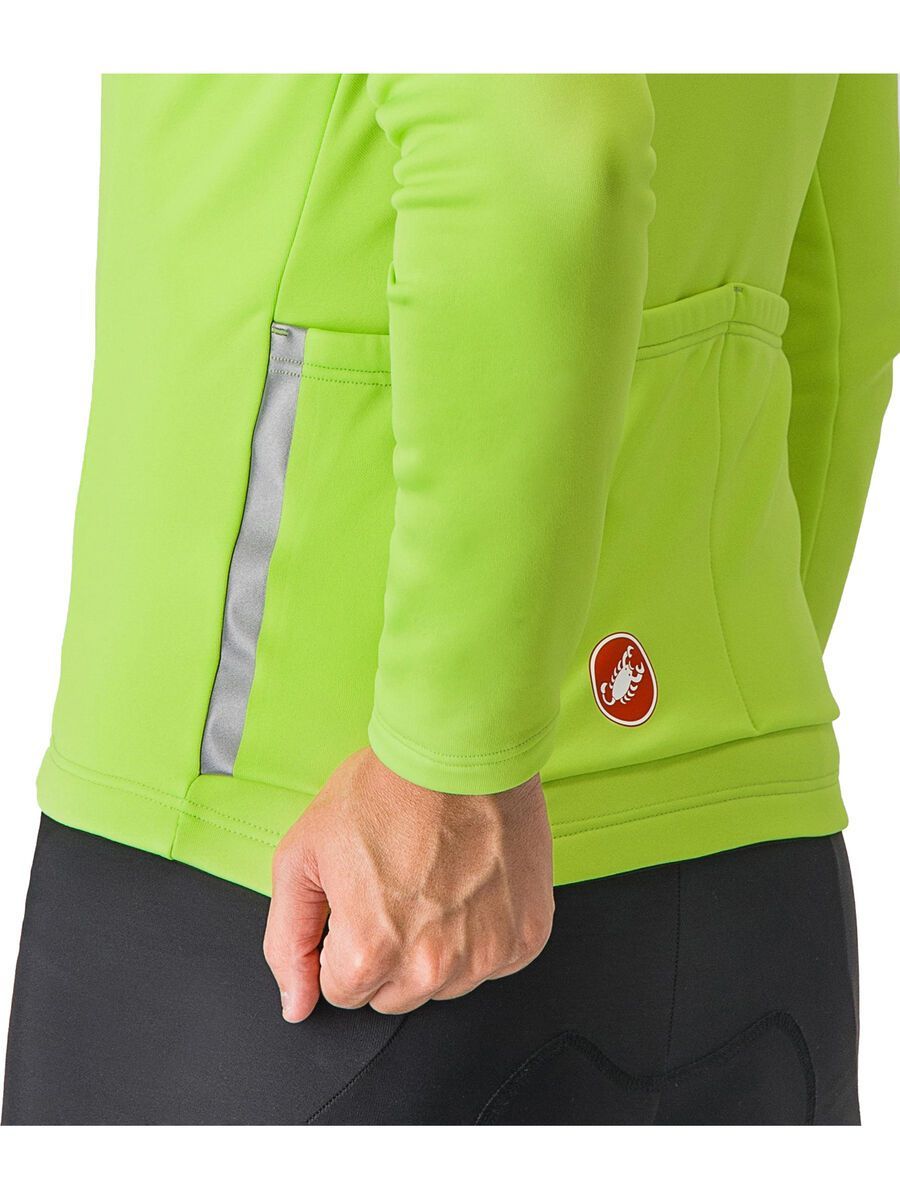 Castelli Entrata Thermal Jersey, electric lime/dark gray - Bild 5