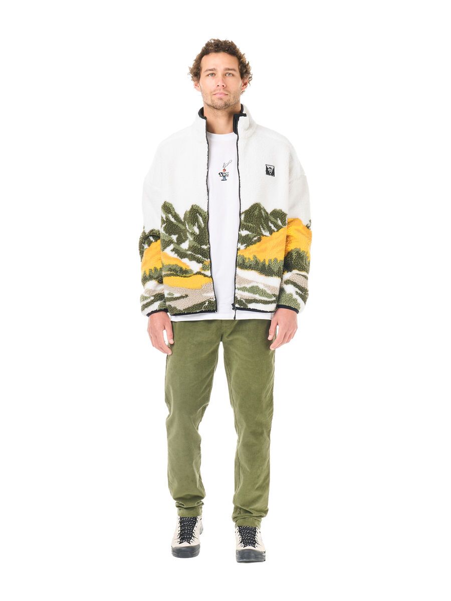 Picture Hafdals Zip Fleece, grape leaf - Bild 3
