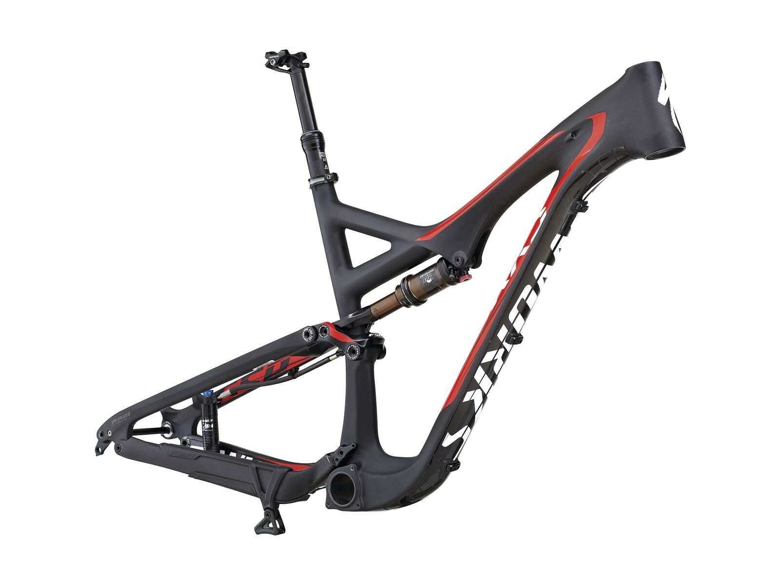 Specialized S-Works Stumpjumper FSR Carbon 29 Frame, Carbon/Red/White - Bild 1