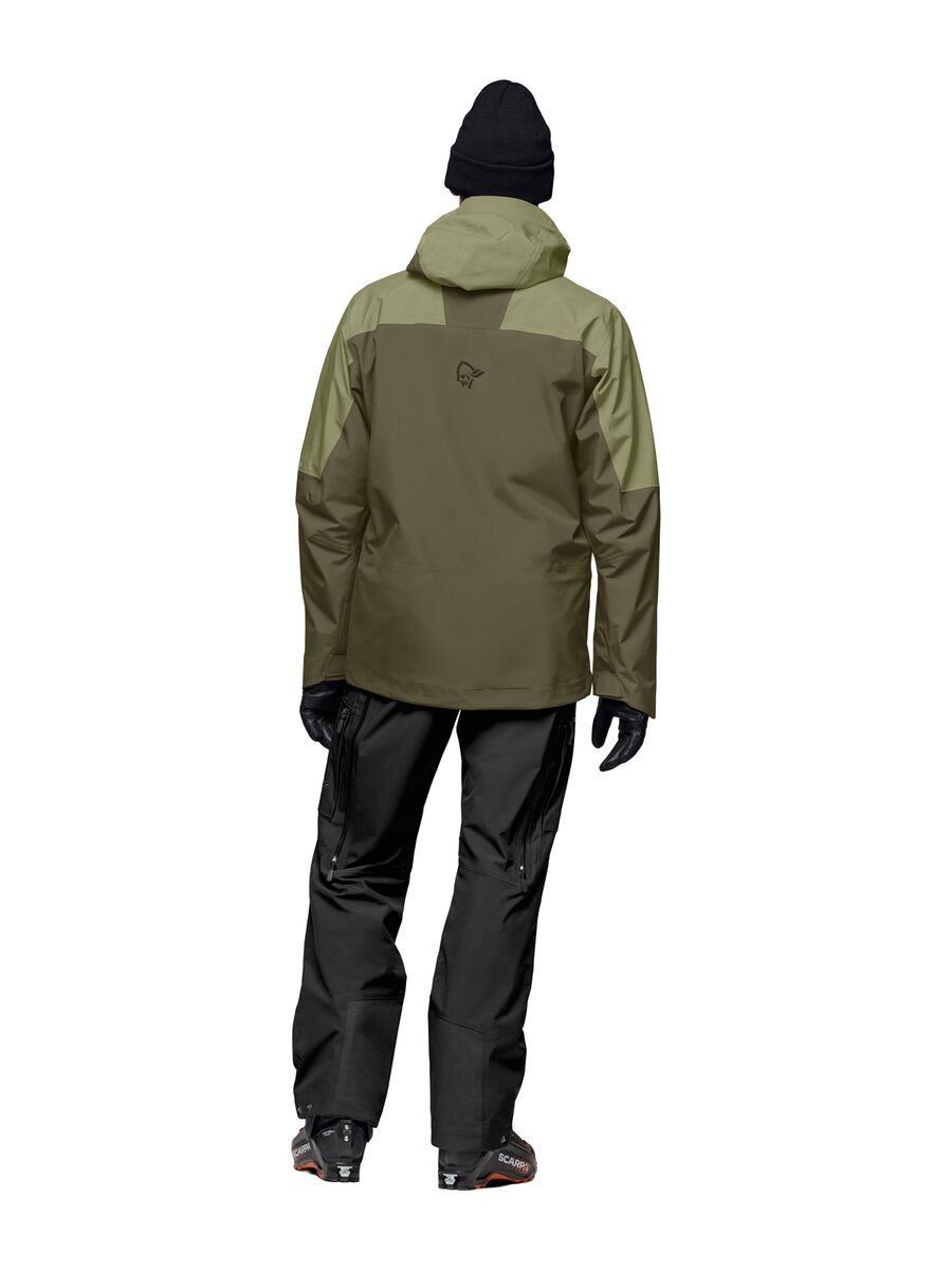 Norrona lofoten Gore-Tex Jacket M's, olive night/deep lichen green - Bild 5