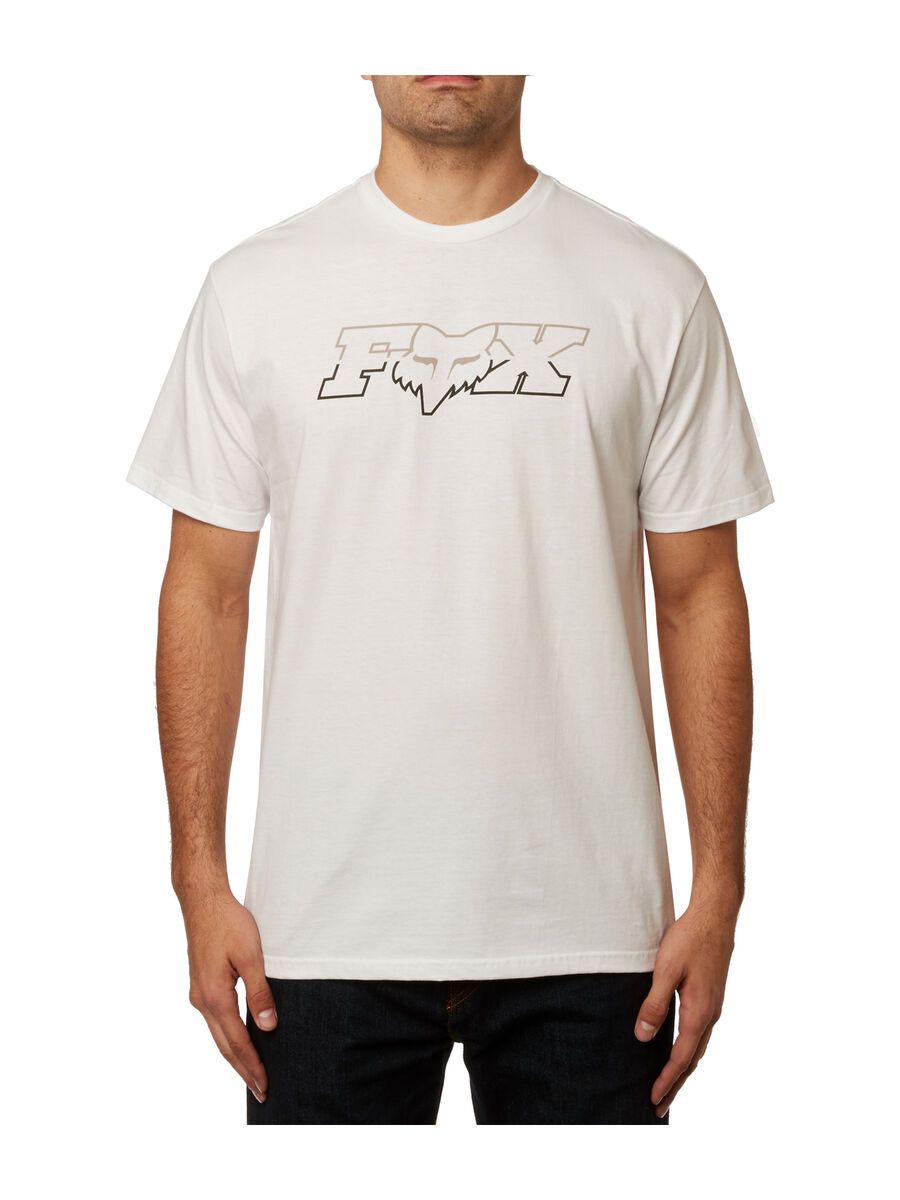 Fox Duel Head Basic Tee, optic white - Bild 3