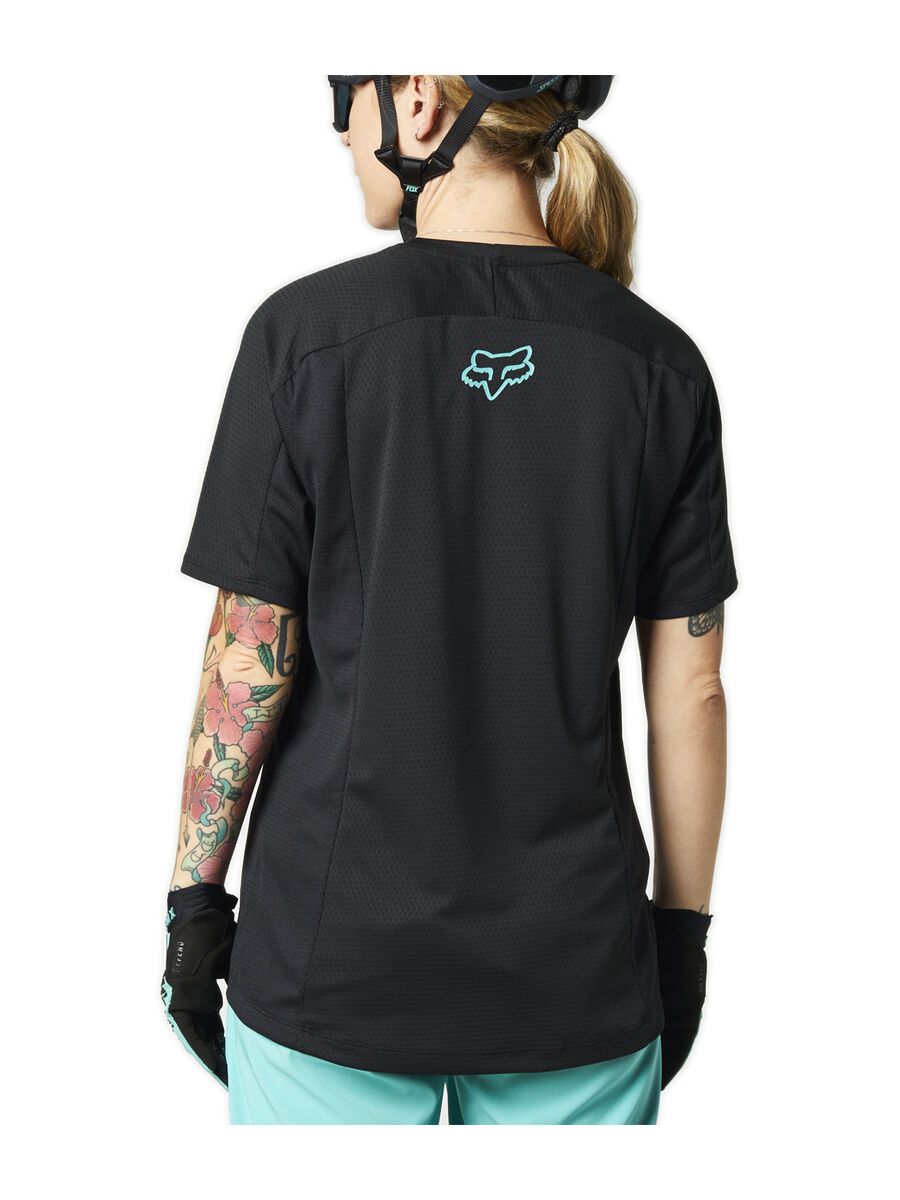 Fox Womens Defend SS Jersey, black - Bild 2
