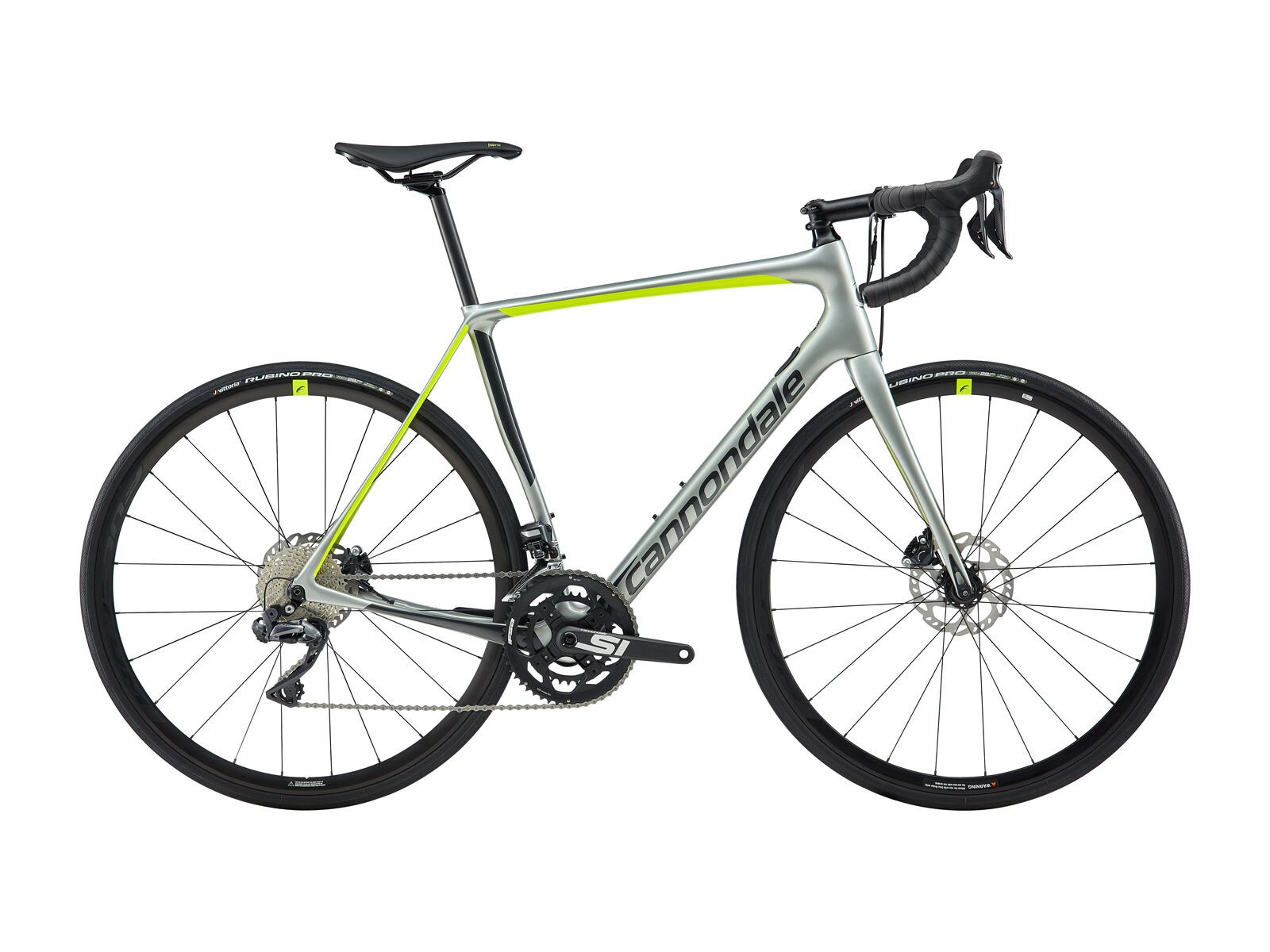 Cannondale Synapse Carbon Disc Ultegra Di2, sage gray w/ graphite and volt - gloss - Bild 1