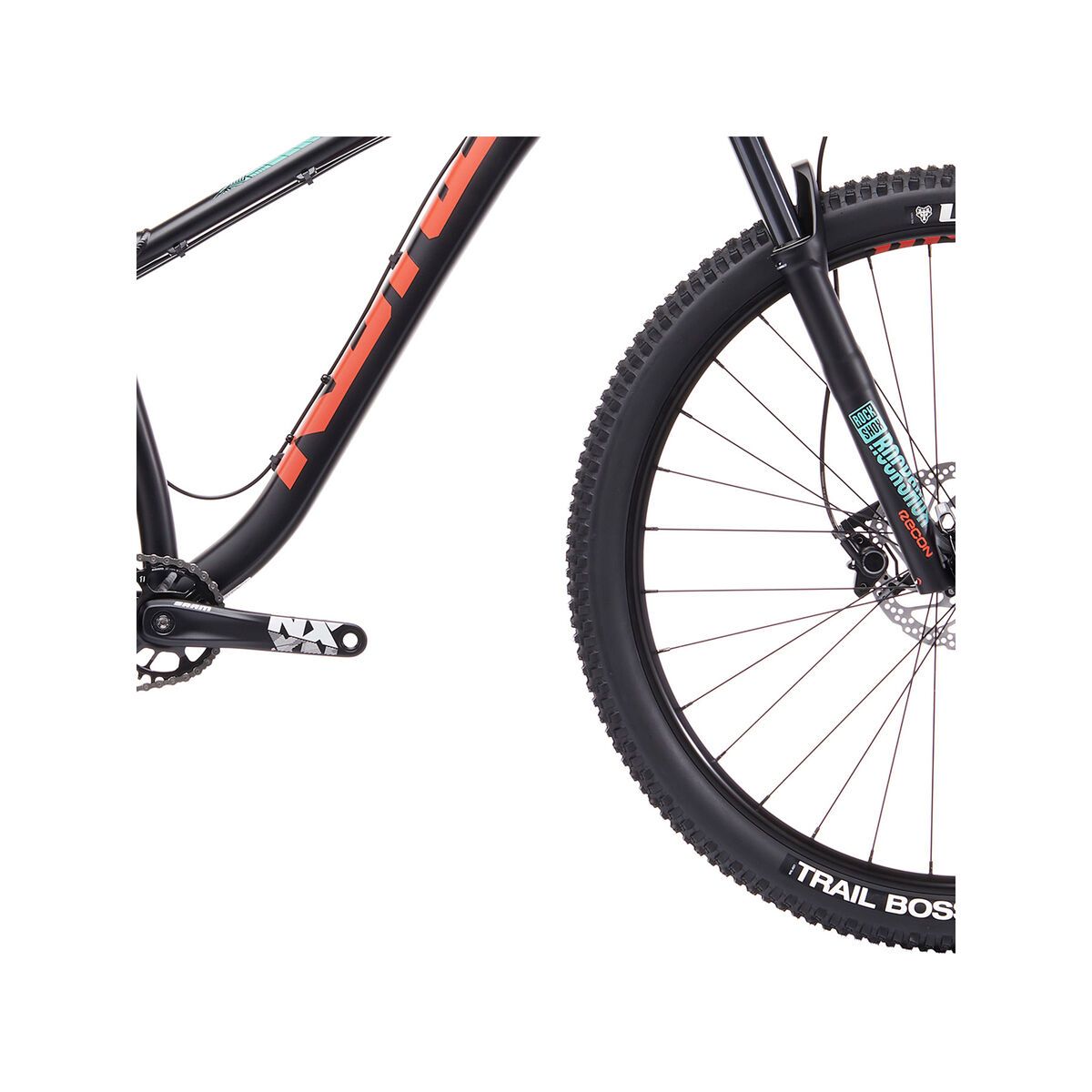Kona Honzo, matt black w/ red & mint green decals - Bild 4