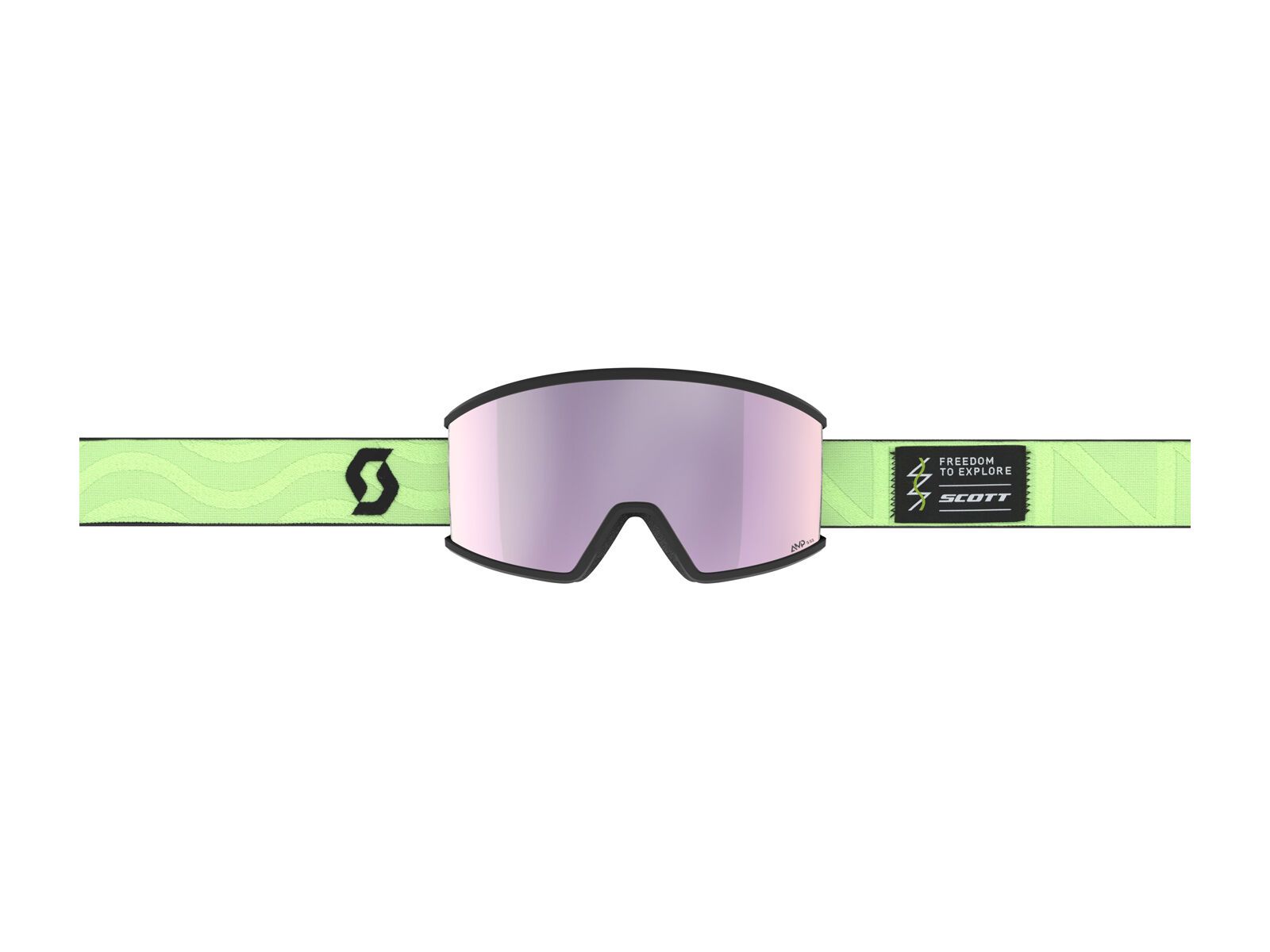 Scott Ambit Compact, AMP Lavender Chrome / glow green - Bild 2