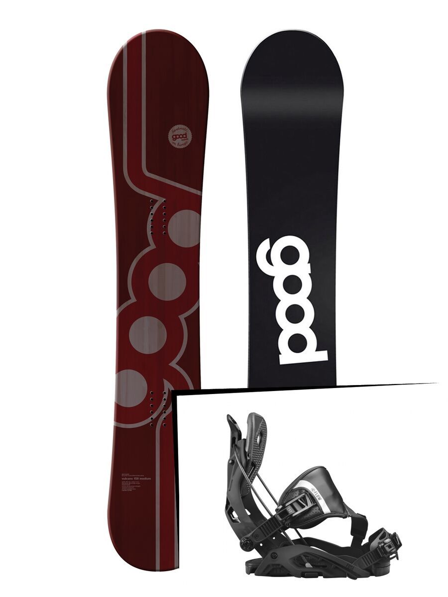 Set: goodboards Vulcano 2017 + Flow Fuse Hybrid (1718360S) - Bild 1