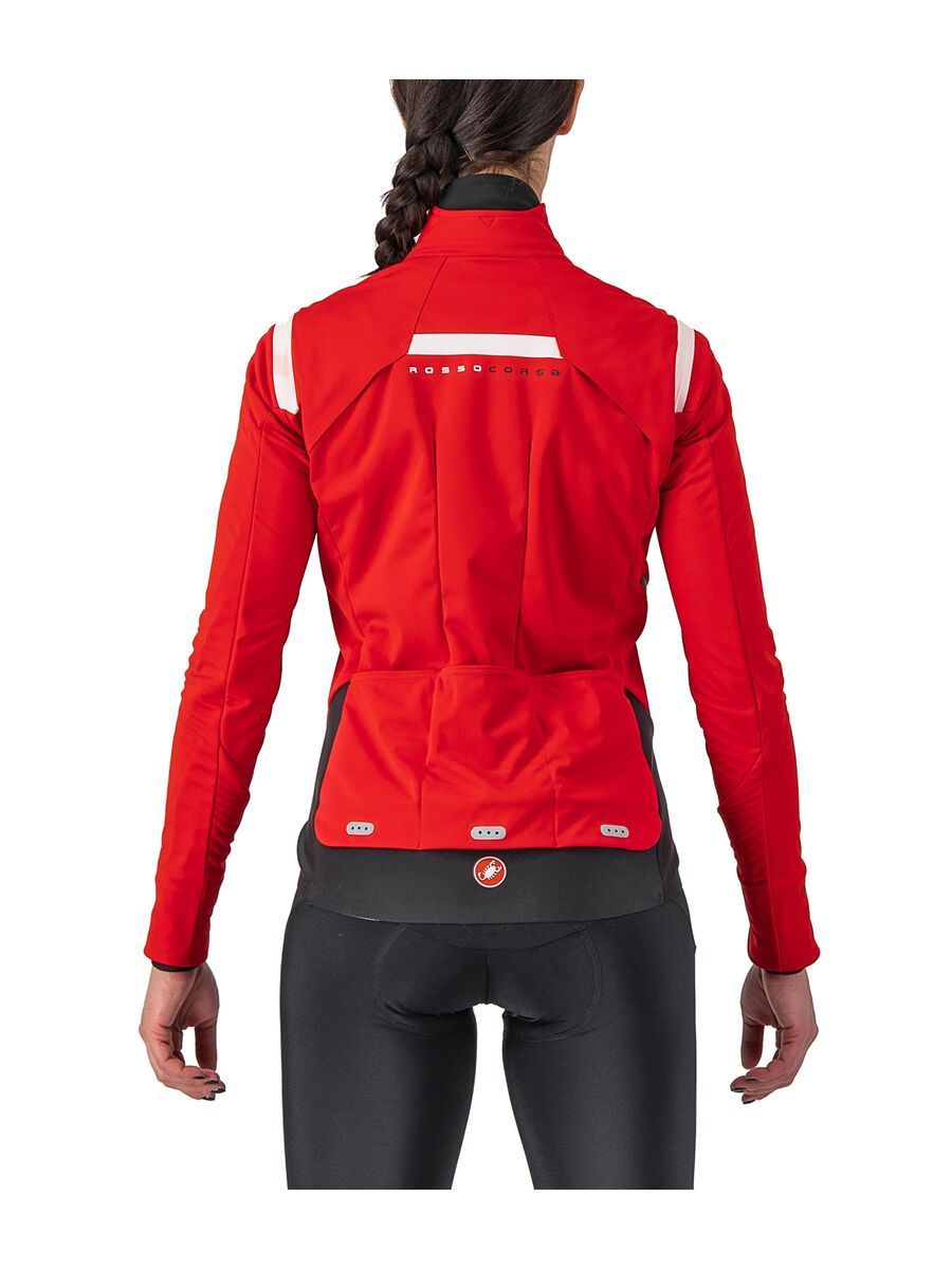 Castelli Alpha RoS 2 W Jacket, red/white-silver gray - Bild 2
