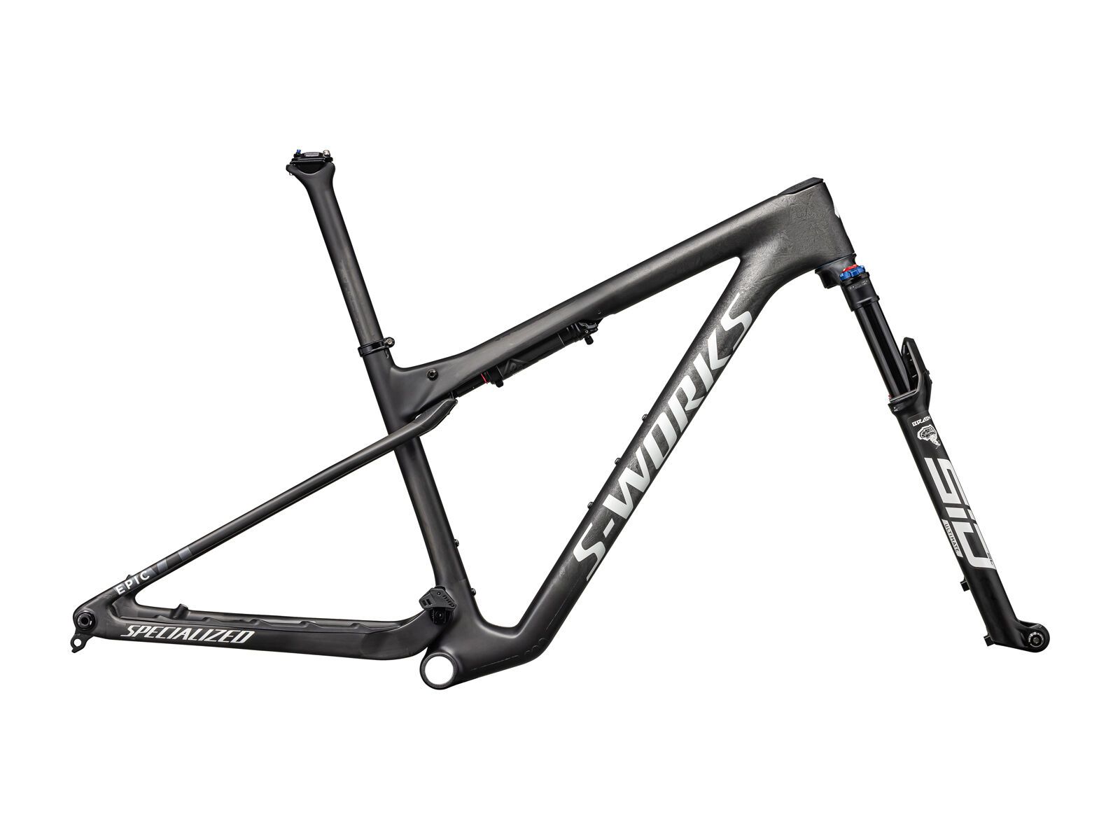 Specialized S-Works Epic World Cup Frameset satin smoke granite/white silver XL // 50 cm 73123-0105