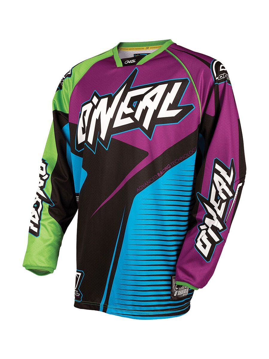 ONeal Hardwear Jersey Flow, purple/green - Bild 1