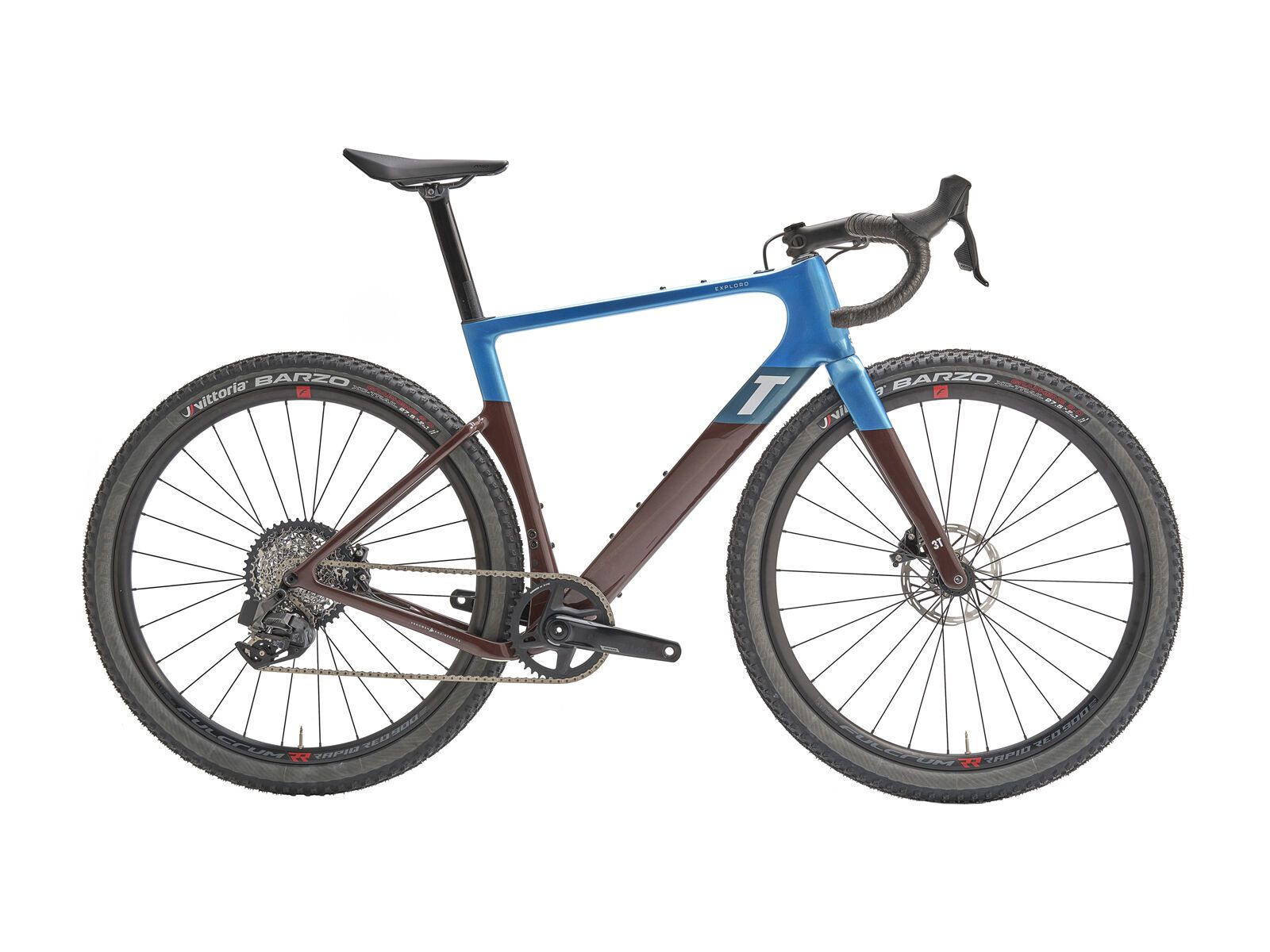 3T Exploro RaceMax Rival XPLR 1x12 700C, blue/brown - Bild 1