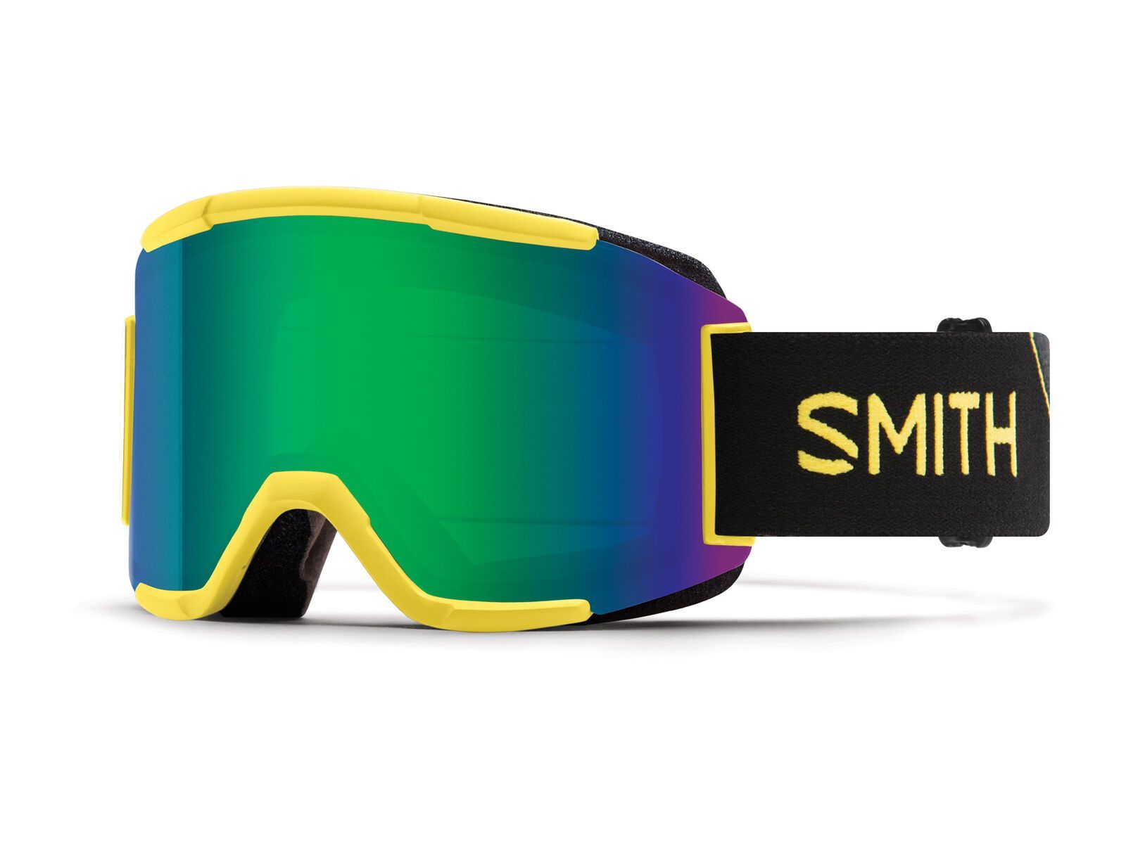 Smith Squad inkl. WS, citron glow/Lens: green sol-x mirror - Bild 1
