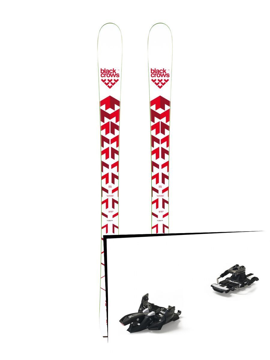 Set: Black Crows Vertis Birdie 2019 + Marker Alpinist 12 Long Travel black/titanium - Bild 1