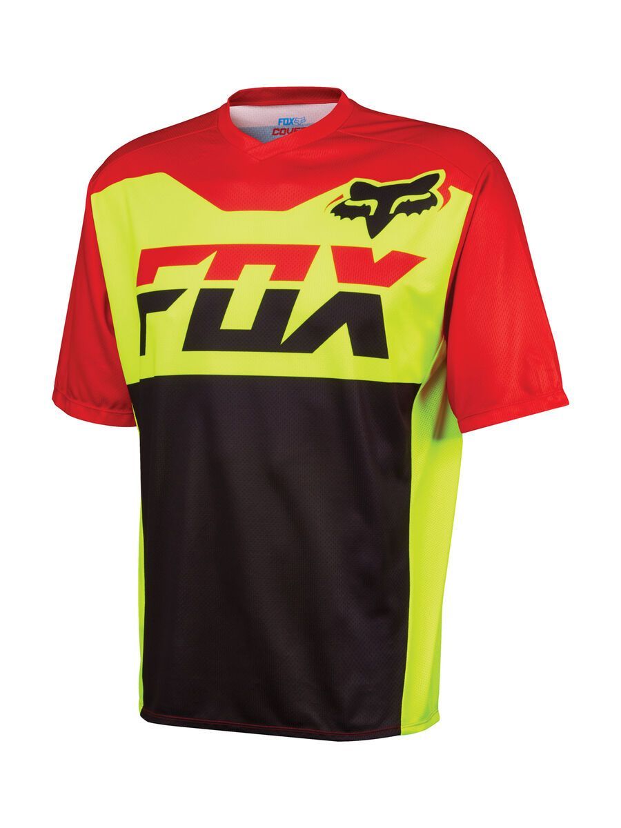 Fox Covert SS Jersey, flow yellow - Bild 1