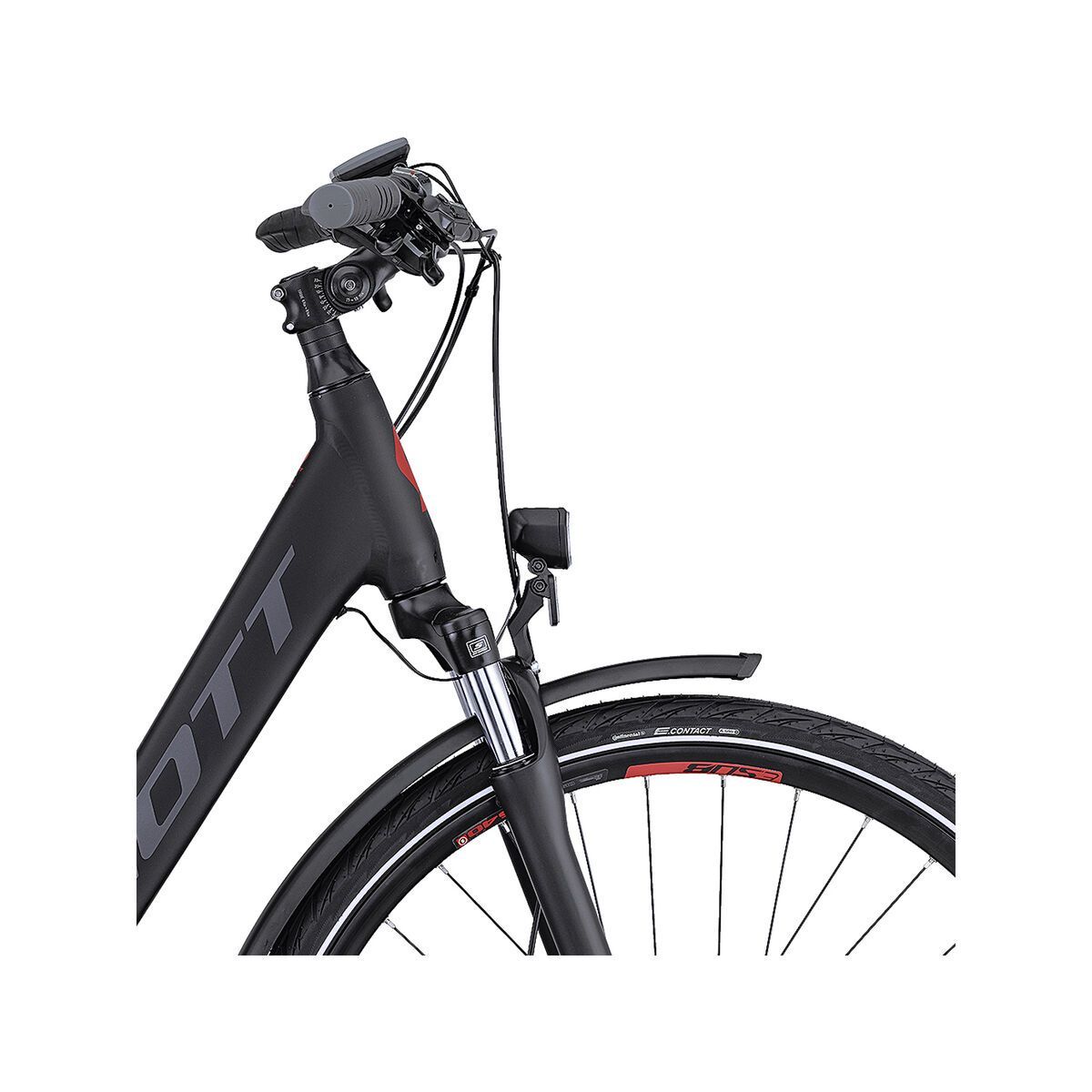 Scott E-Sub Comfort Unisex, black/red - Bild 5