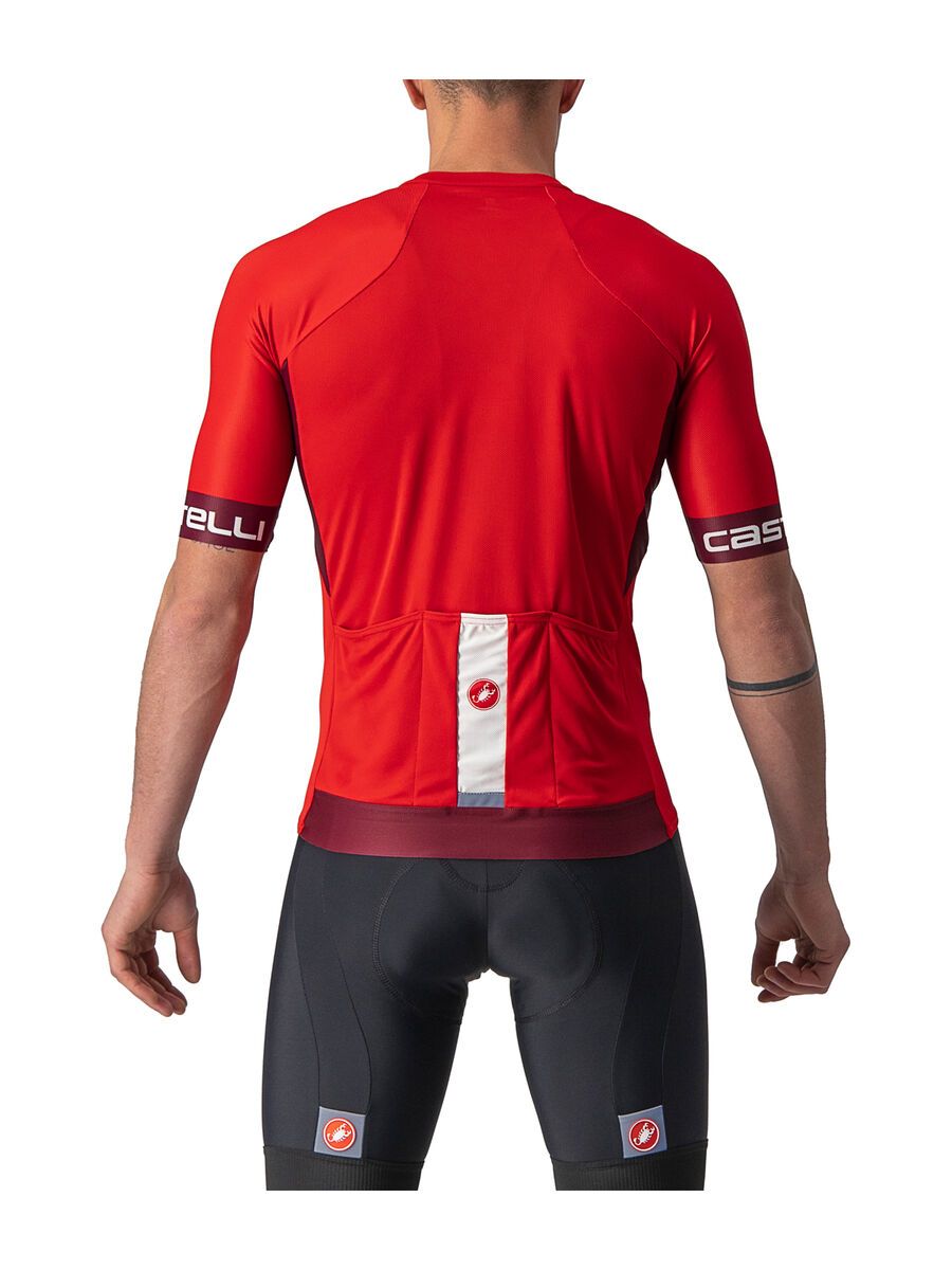 Castelli Entrata VI Jersey, red/bordeaux-ivory - Bild 2