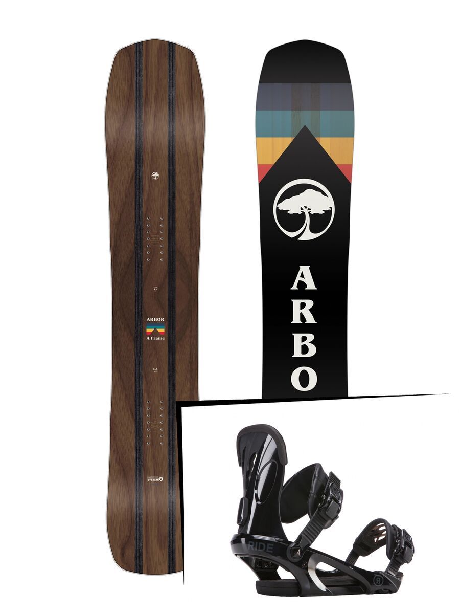 Set: Arbor A-Frame 2019 + Ride LXH black - Bild 1