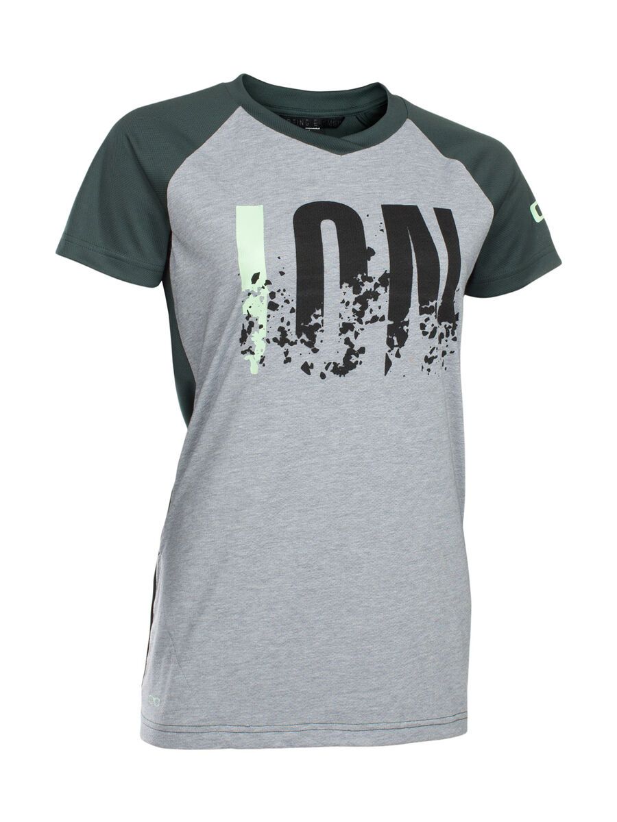 ION Tee SS Letters Scrub AMP Wms, grey melange - Bild 1