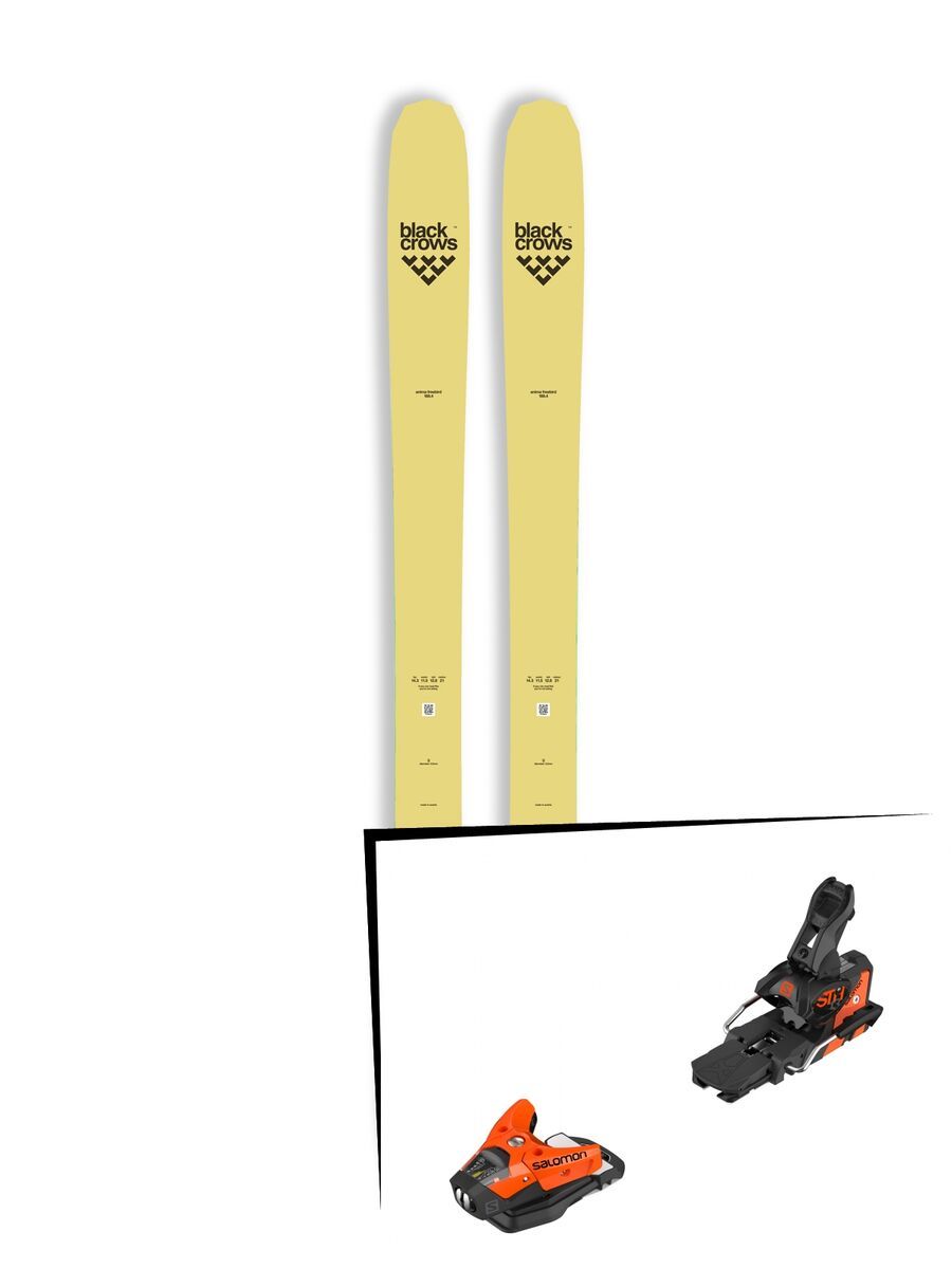 Set: Black Crows Anima Freebird 2018 + Salomon STH2 WTR 13 orange/black - Bild 1