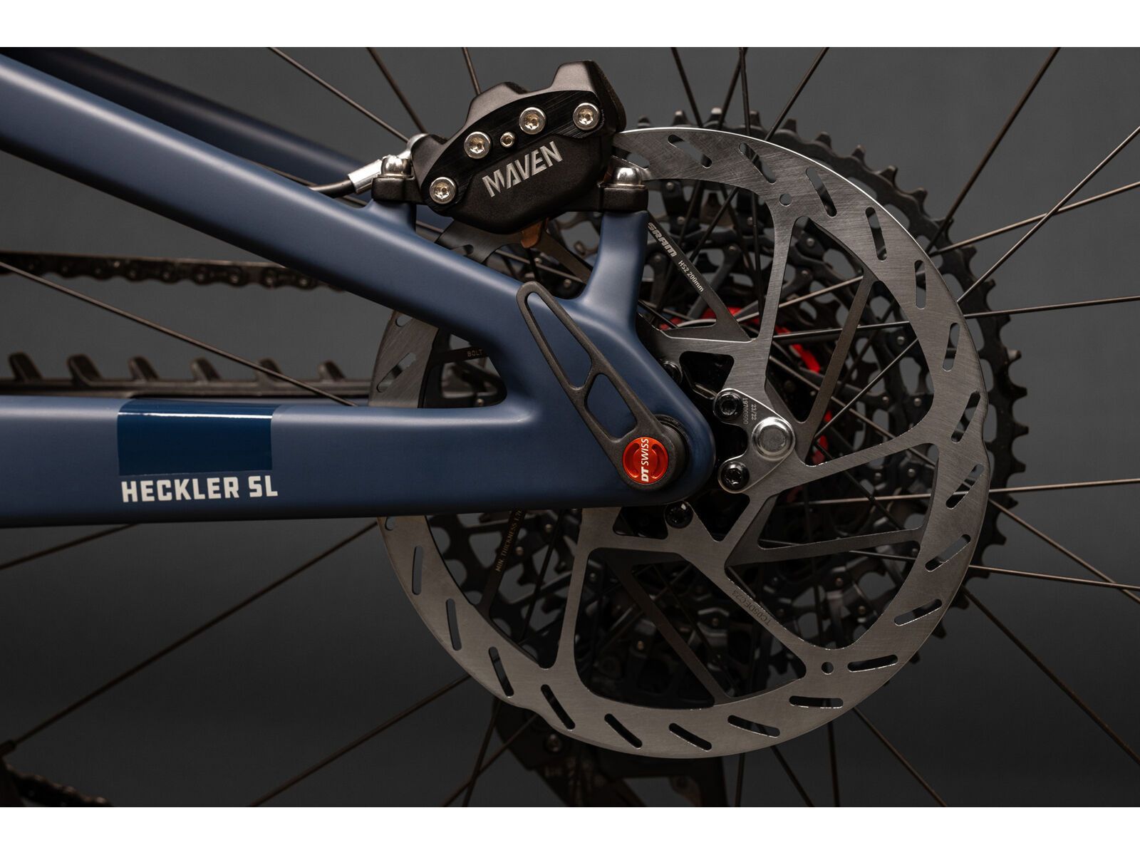 Santa Cruz Heckler SL CC / X0 AXS / RVS / MX, matte dark blue - Bild 5