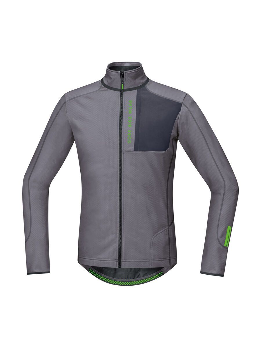 Gore Bike Wear Power Trail Thermo Jersey, asteroid grey/graphite grey - Bild 1