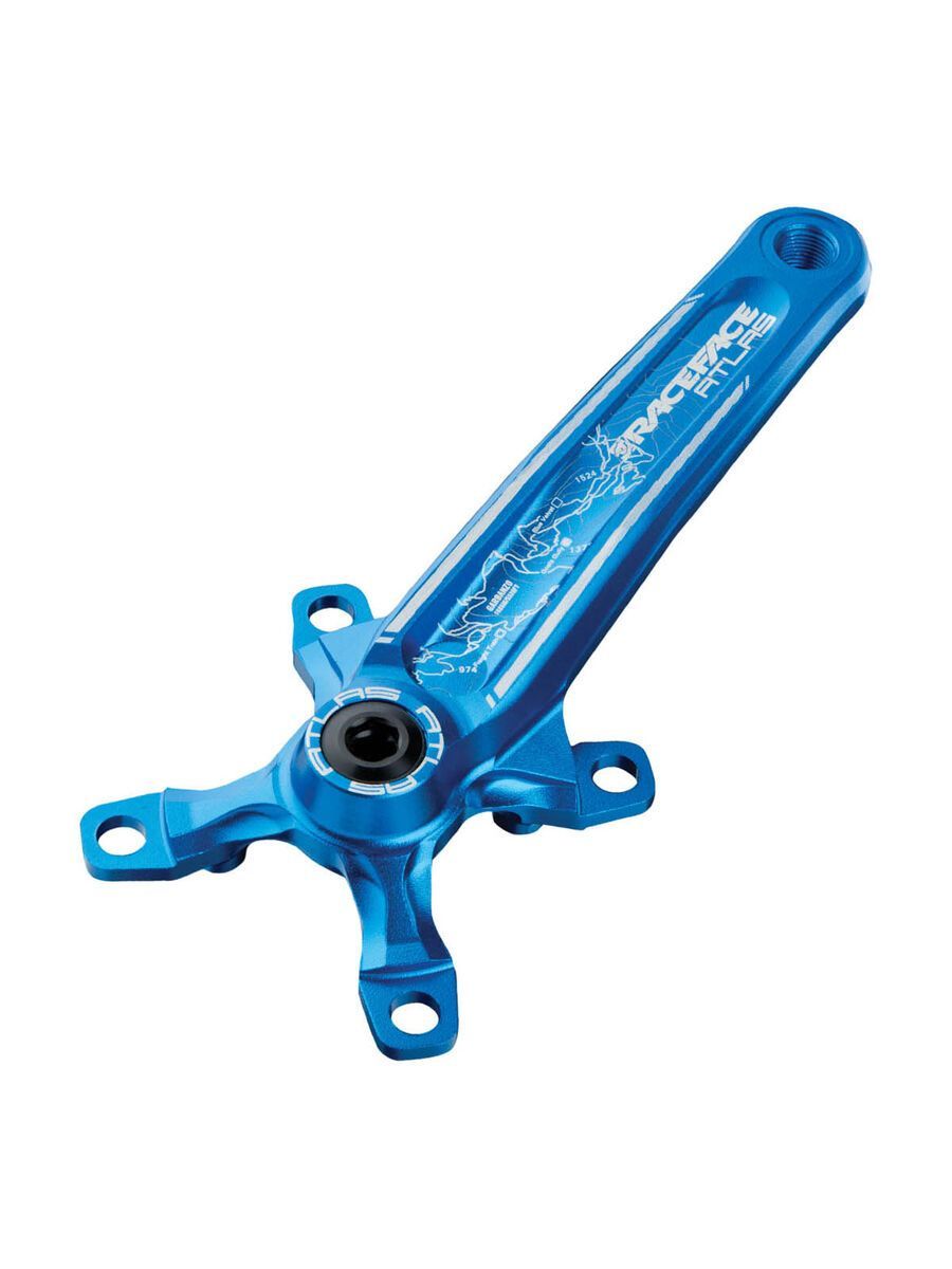 Race Face Kurbelgarnitur Atlas, 2x, BSA 83, blue - Bild 1