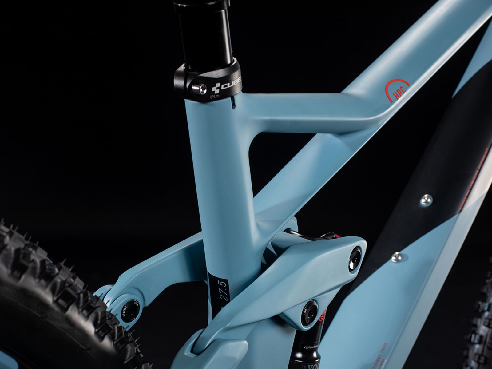 Cube Stereo 140 HPC Race 27.5, bluegrey´n´red - Bild 3