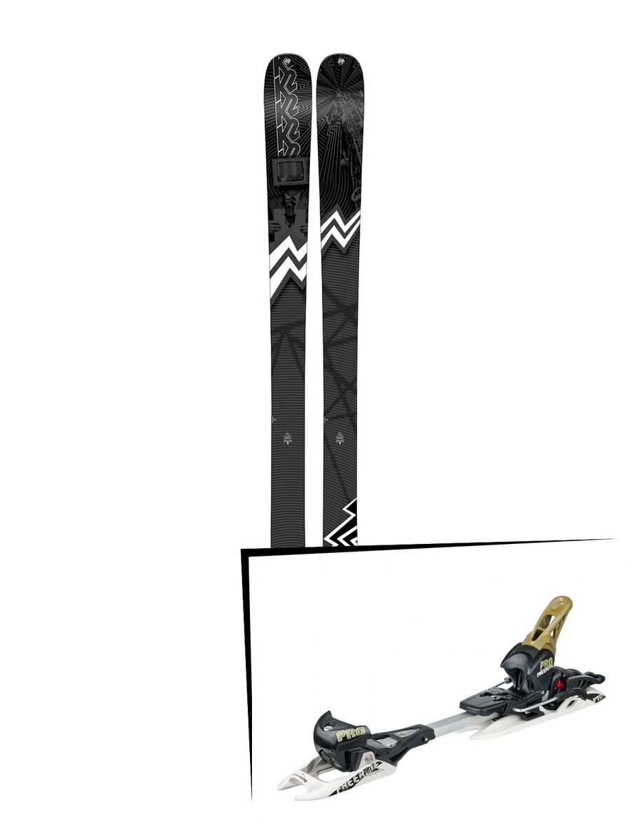 Set: K2 SKI Press 2019 + Fritschi Diamir Freeride Pro schwarz/oliv - Bild 1