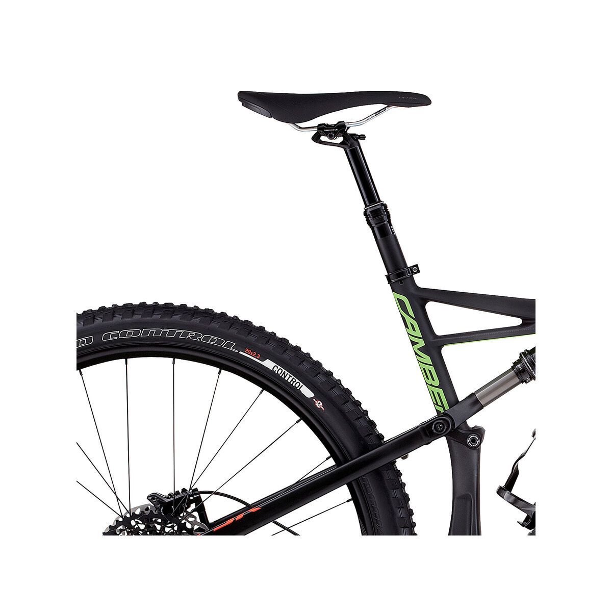 Specialized Camber FSR Comp Carbon 29, satin carbon/monster green/rocket red - Bild 5