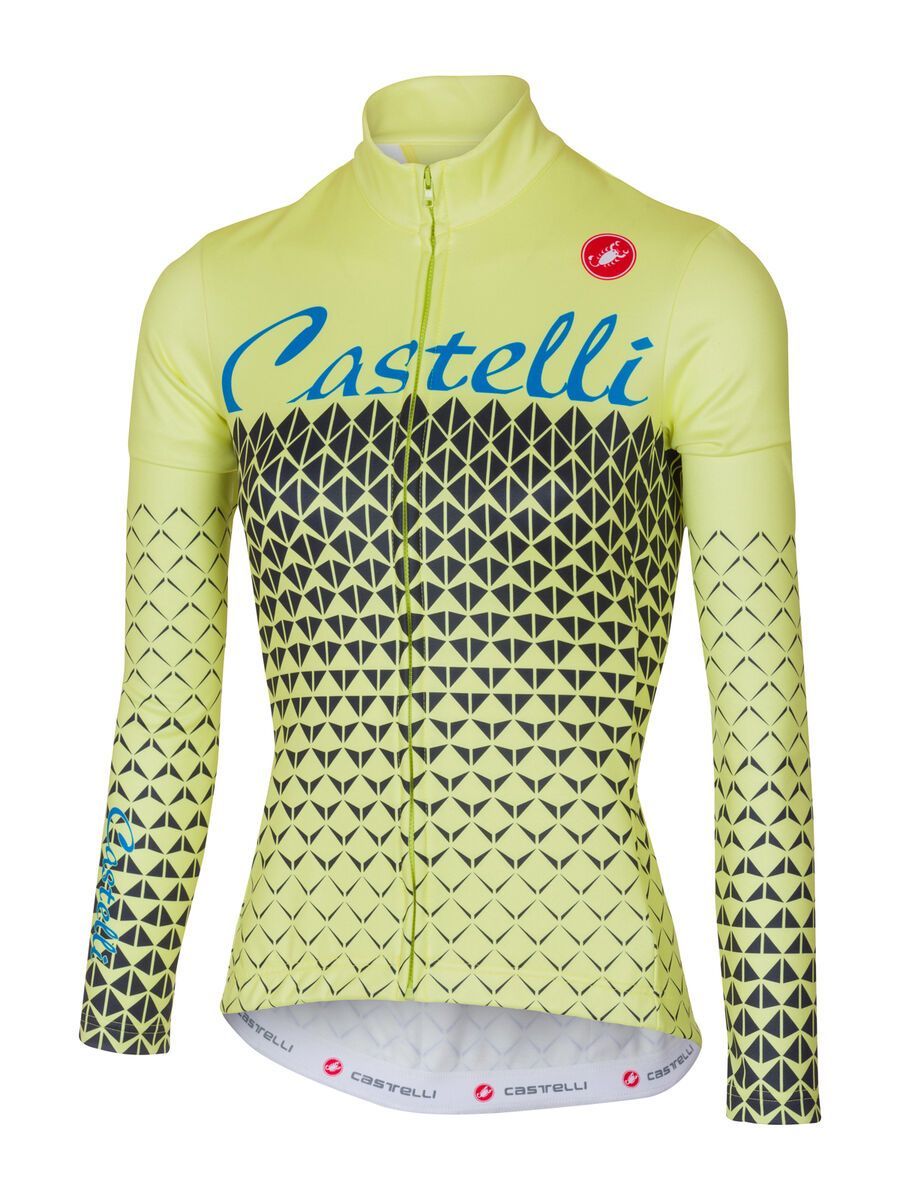 Castelli Ciao Jersey, sunny lime/light black - Bild 1