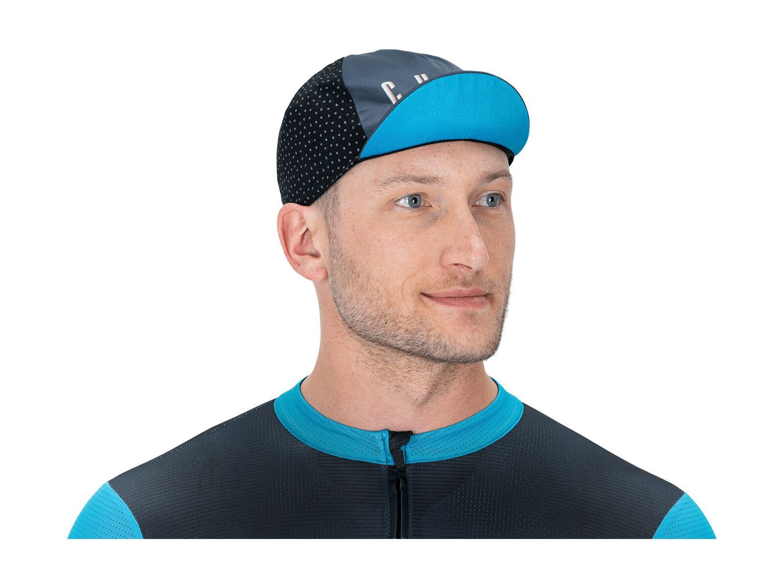 Cube Race Cap Cross, grey´n´blue - Bild 2