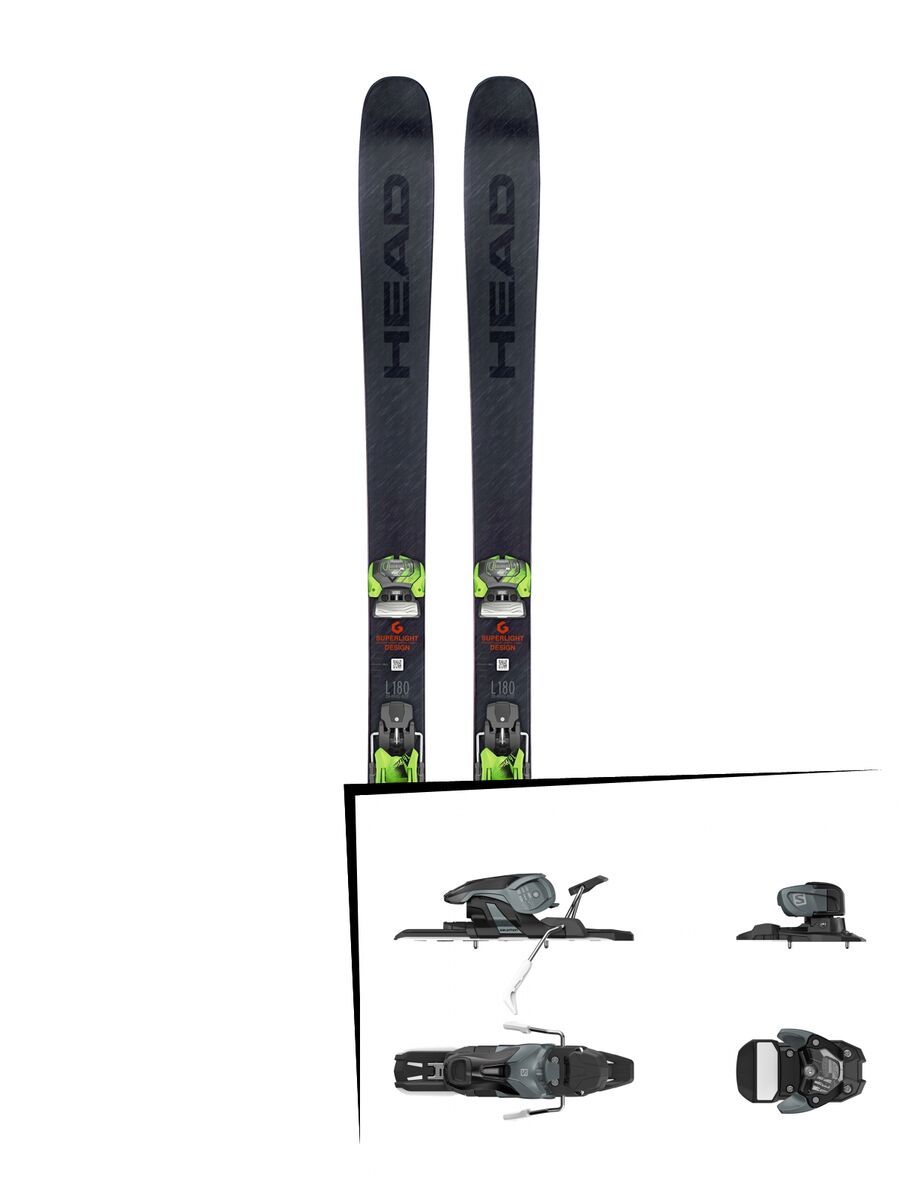 Set: Head Kore 99 2019 + Salomon Warden 11 dark grey/black - Bild 1