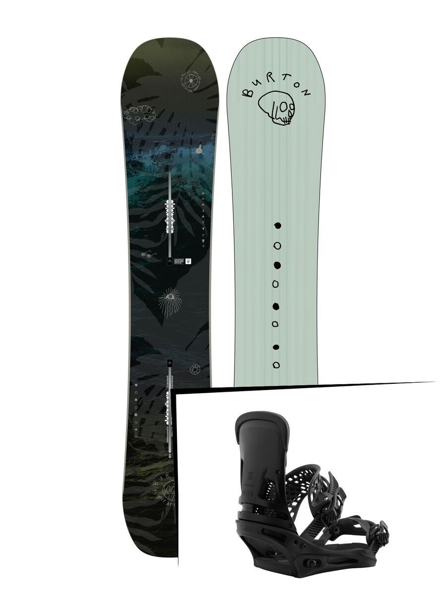 Set: Burton Flight Attendant 2019 + Burton Malavita brackish - Bild 1
