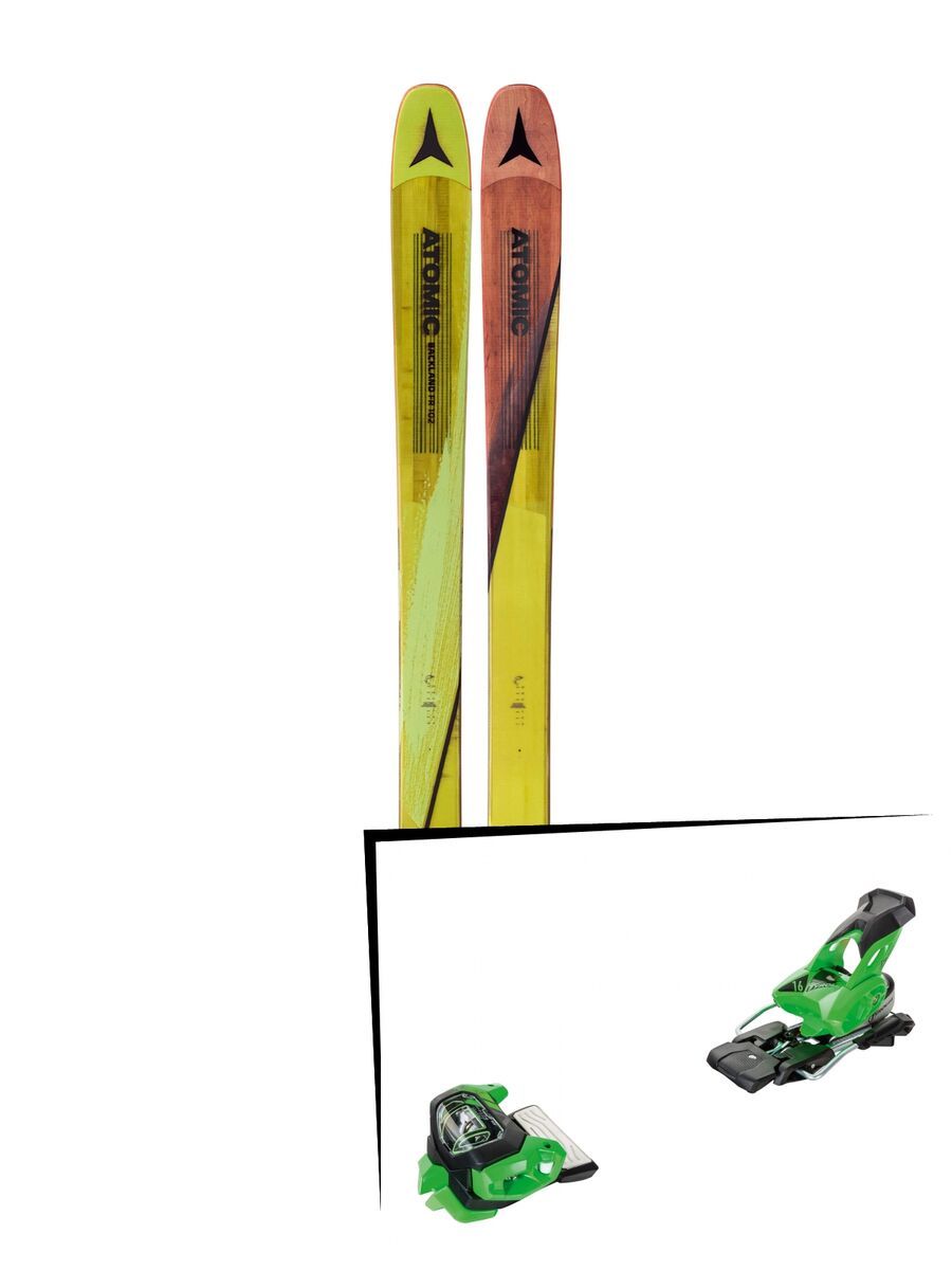 Set: Atomic Backland FR 102 2018 + Tyrolia Attack² 16 GW green - Bild 1