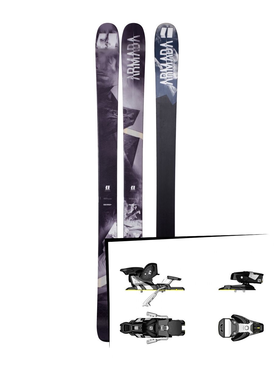 Set: Armada Invictus 108 Ti 2018 + Salomon STH2 WTR 13 black/white - Bild 1