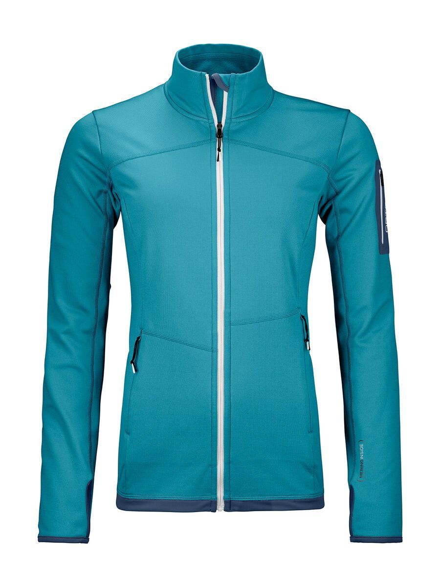 Ortovox Merino Fleece Light Jacket W, aqua - Bild 1