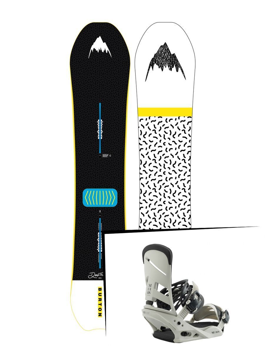 Set: Burton Deep Thinker 2019 +  Mission (2218399S) - Bild 1