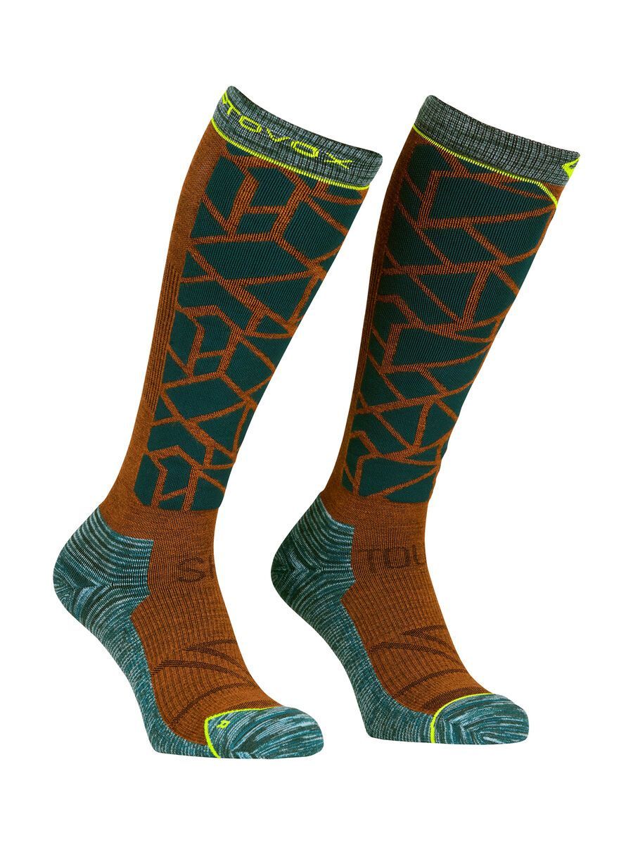 Ortovox Ski Tour Comp Long Socks M dark pacific 45-47 5489500006