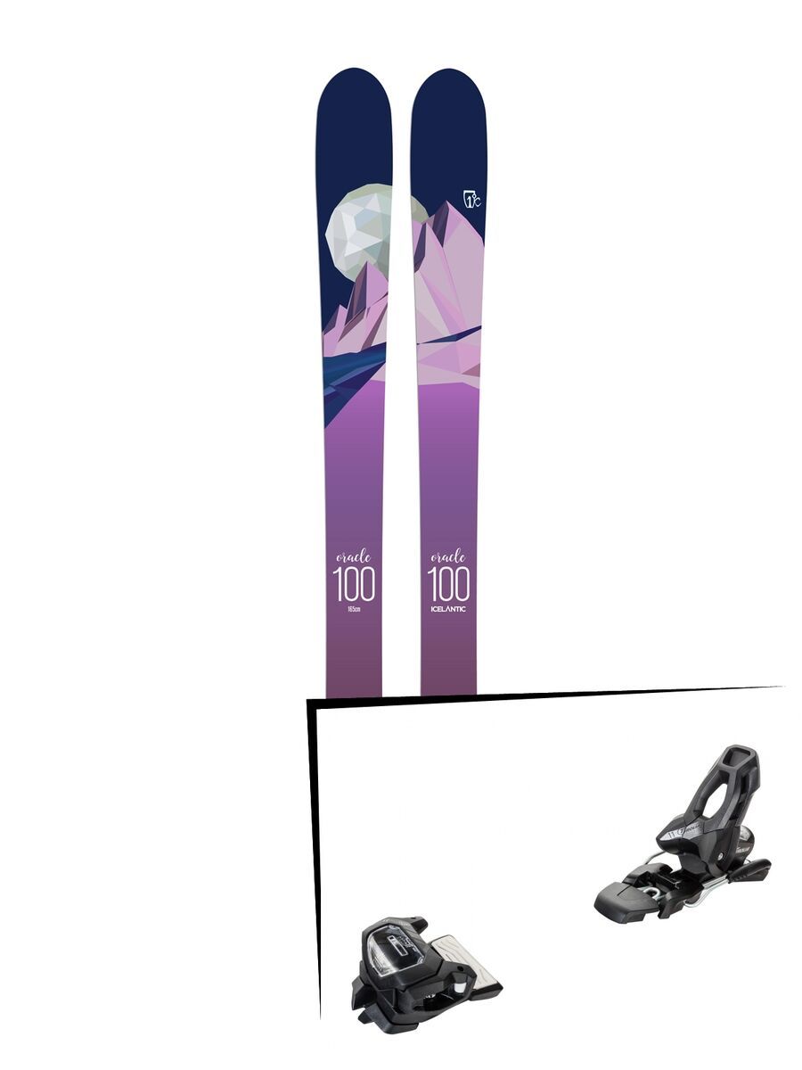 Set: Icelantic Oracle 100 2018 + Tyrolia Attack² 11 GW solid black - Bild 1