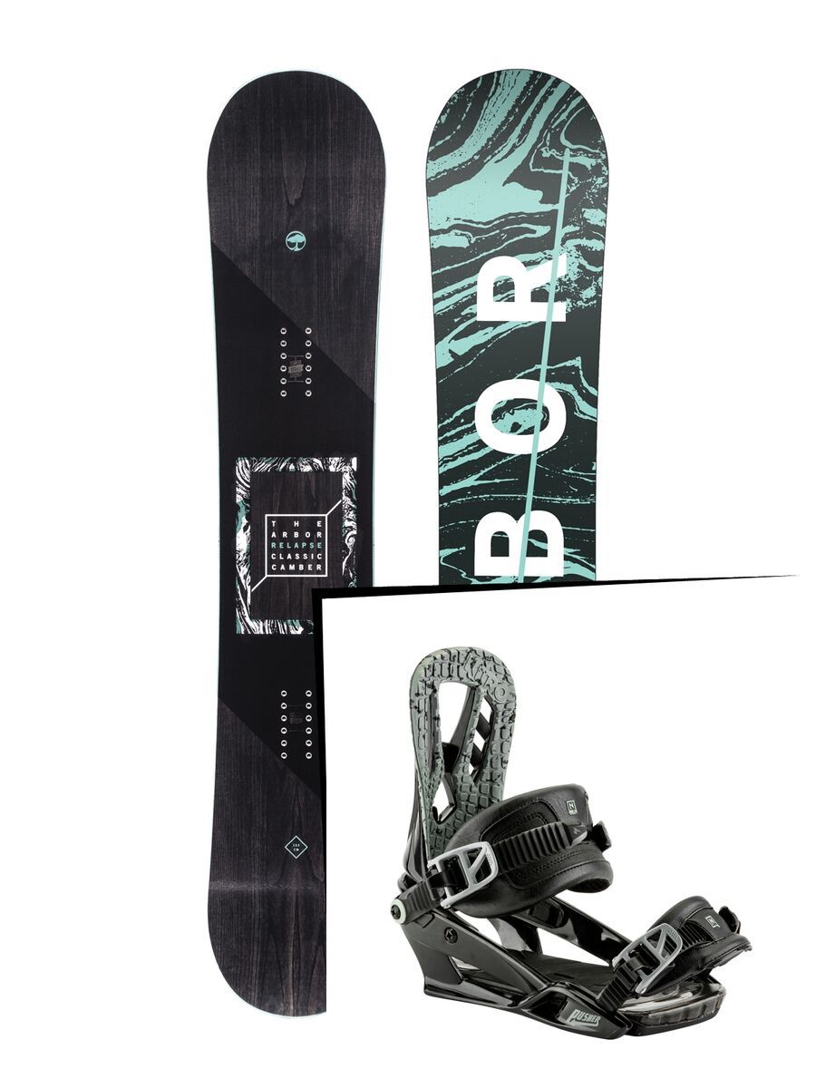 Set: Arbor Relapse 2017 + Nitro Pusher (1691165S) - Bild 1