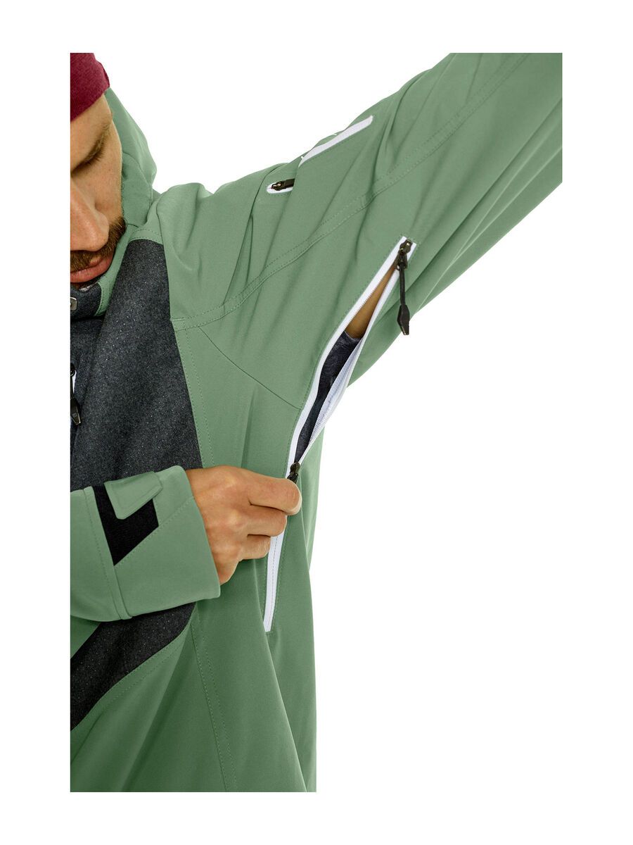 Ortovox Merino Naturtec Plus Pordoi Jacket M, green forest - Bild 6