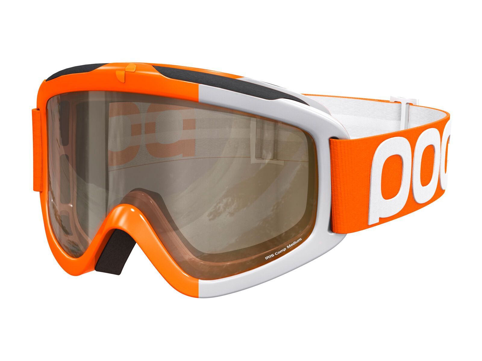 POC Iris Comp inkl. Wechselscheibe, zink orange/Lens: brown, clear - Bild 1