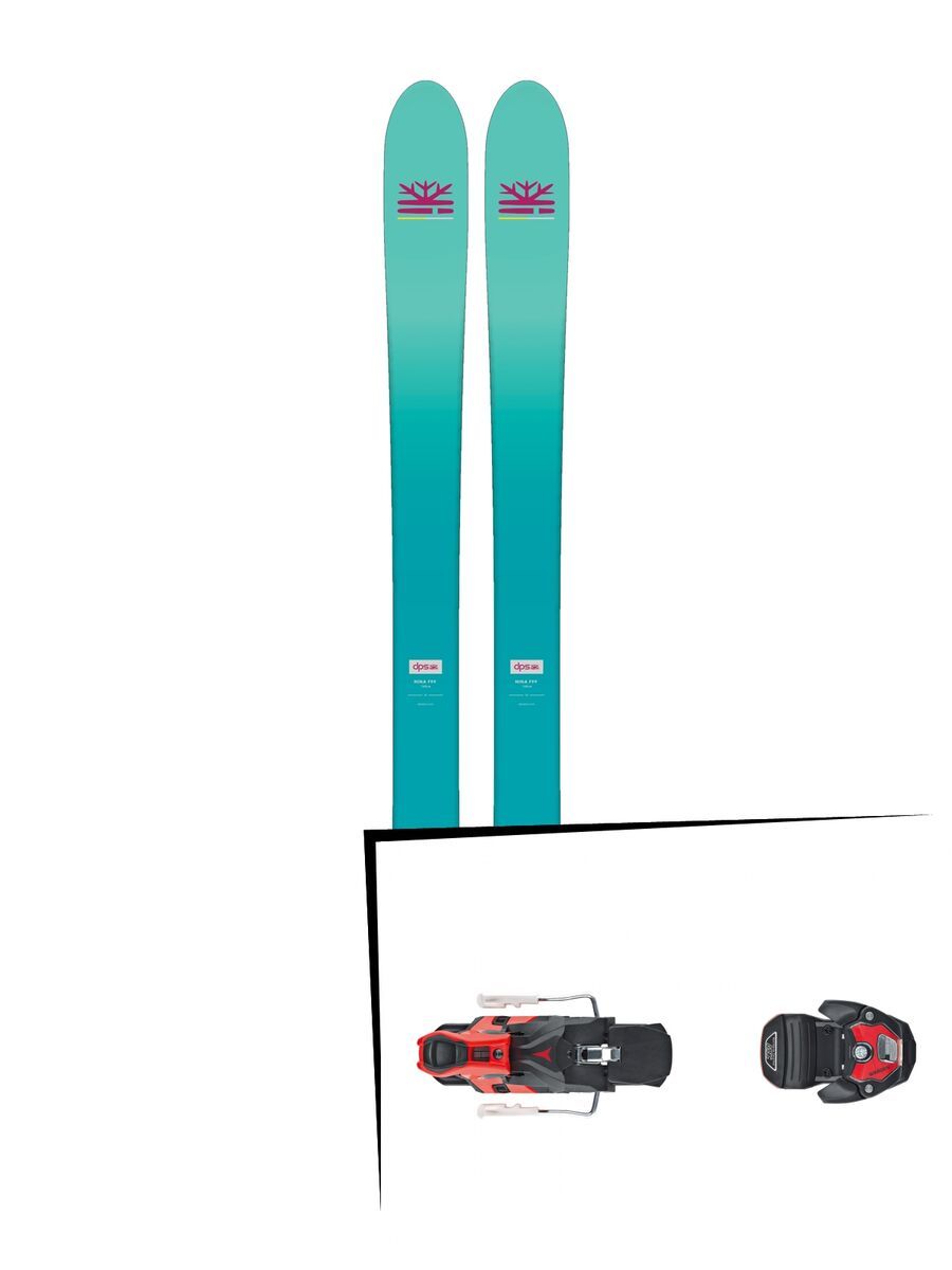Set: DPS Skis Nina F99 Foundation 2018 + Atomic Warden MNC 13 black/red - Bild 1