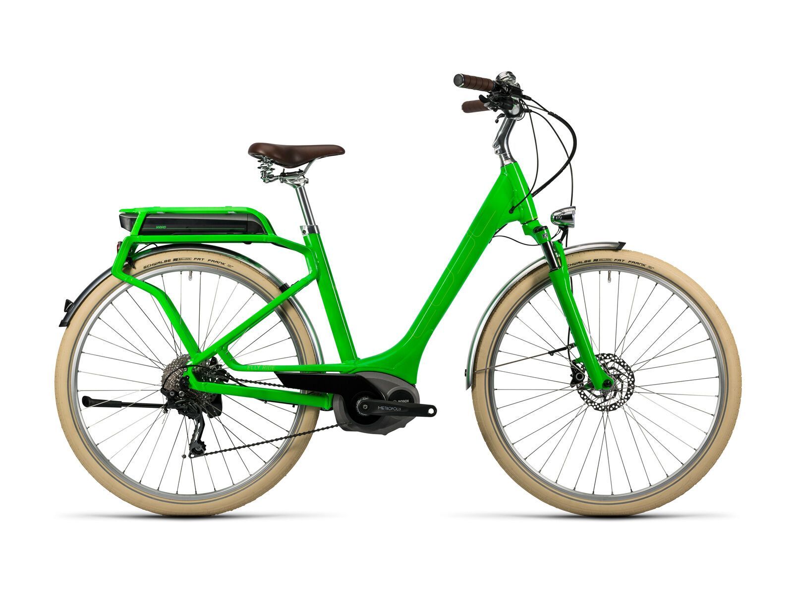 Cube Elly Ride Hybrid 500 Easy Entry, flashgreen´n´kiwi - Bild 1