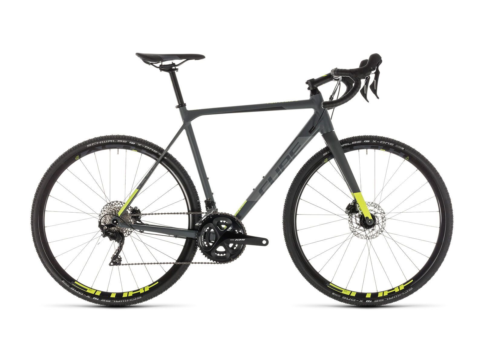 Cube Cross Race Pro, grey´n´flashyellow - Bild 1