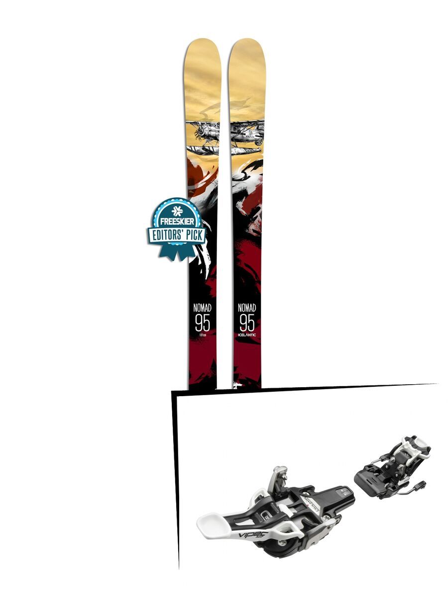 Set: Icelantic Nomad 95 2018 + Fritschi Diamir Vipec 12 schwarz - Bild 1