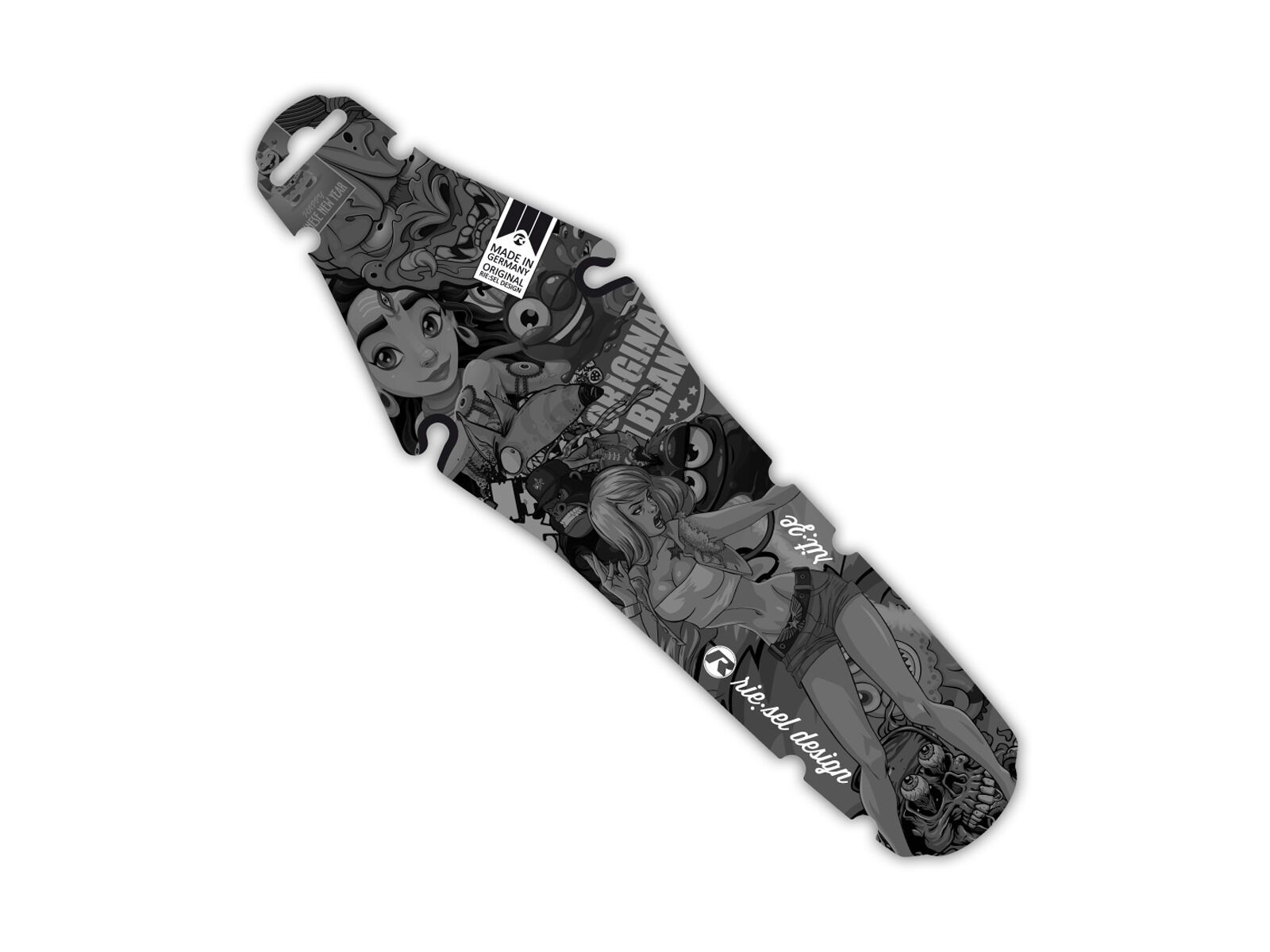 Riesel Design ritze, stickerbomb ultra black - Bild 1