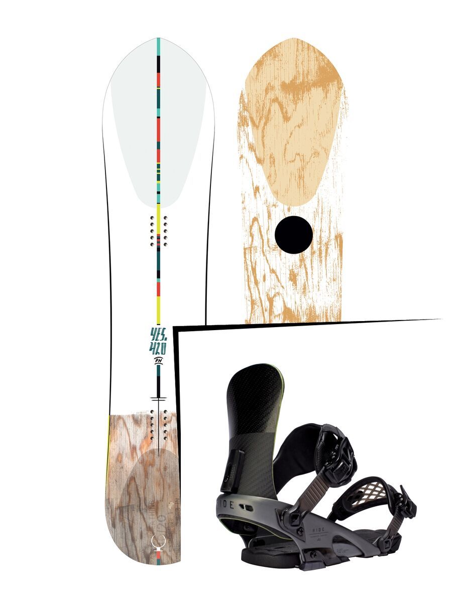 Set: Yes The 420 Powder Hull 2017 + Ride EL Hefe (1487140S) - Bild 1