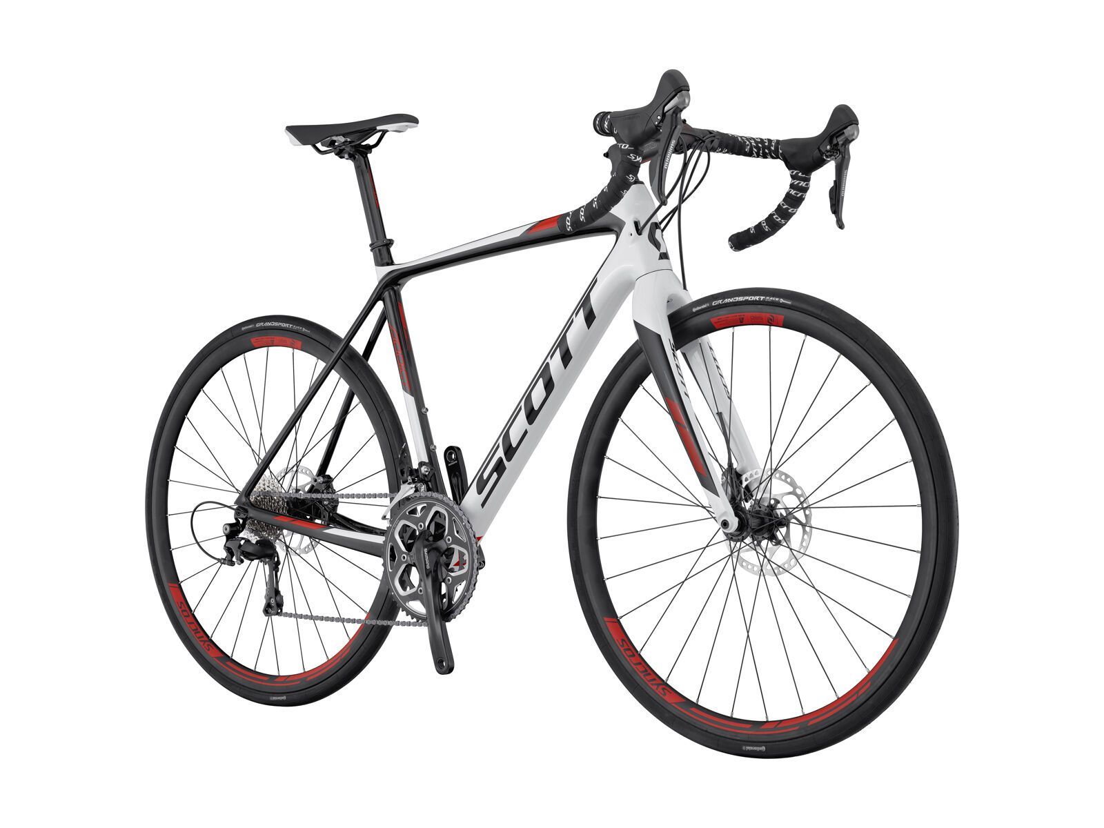 Scott Addict 30 Disc, black/white/red - Bild 2